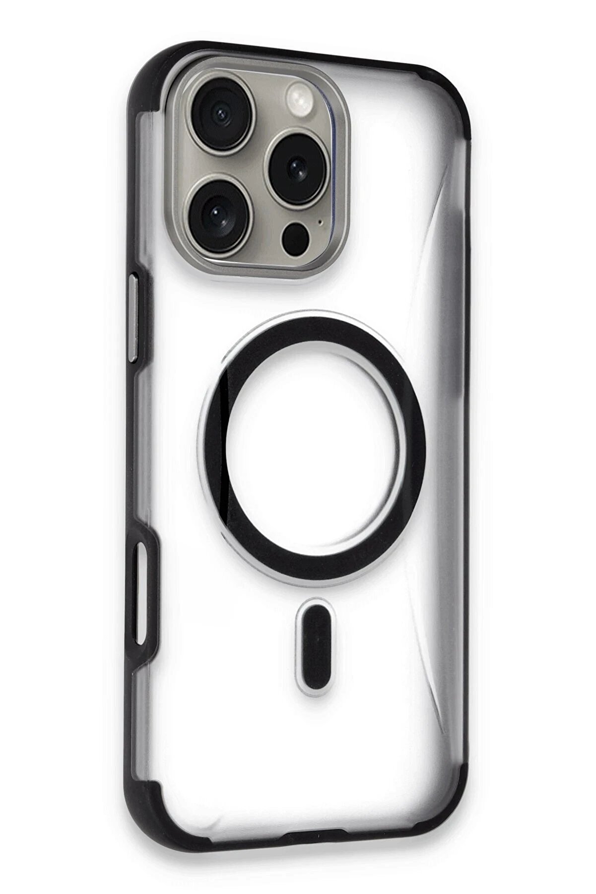 CepteToptan iPhone 16 Pro Max Hilton Magsafe Kapak - Siyah - DROPX5821-9312