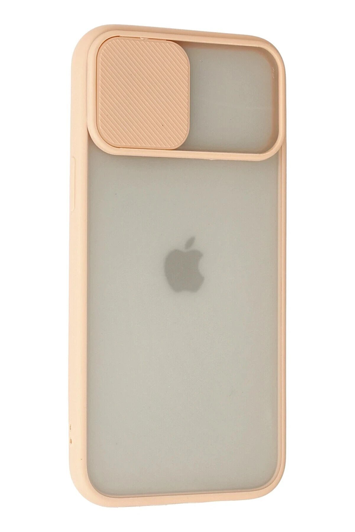 İphone 12 Pro Max Kılıf Palm Buzlu Kamera Sürgülü Si̇li̇kon - Pembe - Dropx1418-2368