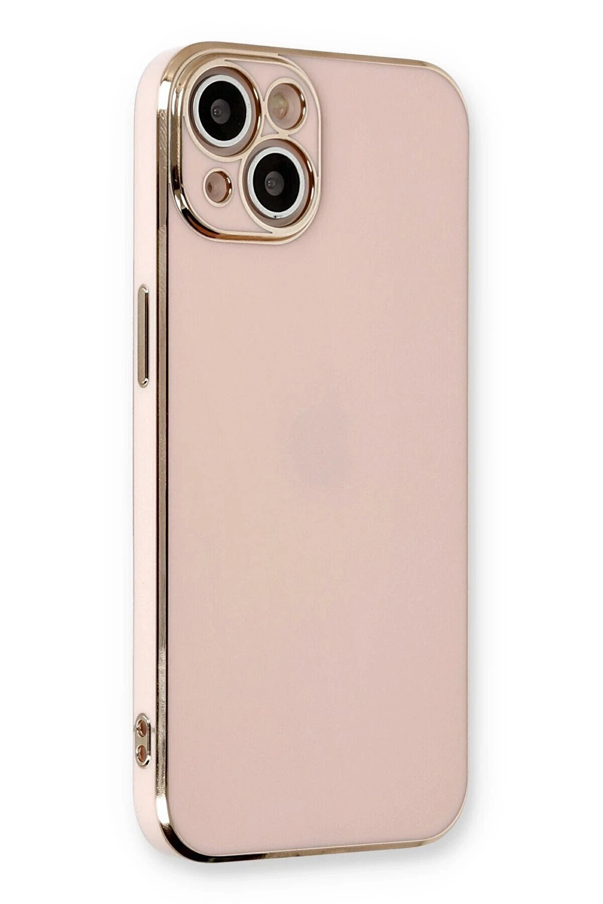 CepteToptan iPhone 13 Kılıf Volet Silikon - Pembe - DROPX7194-4908