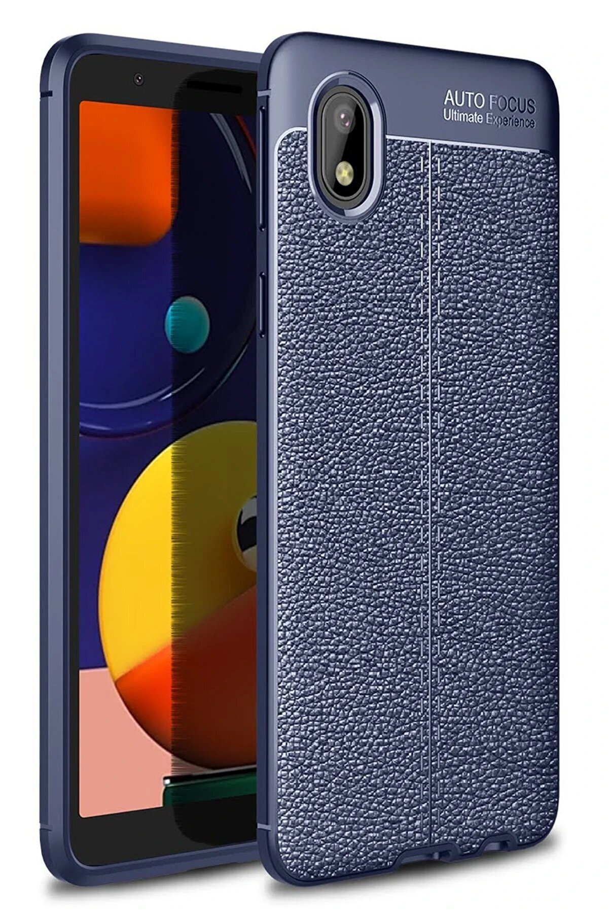 CepteToptan Samsung Galaxy A01 Core Kılıf Auto Focus Kapak - Lacivert - DROPX3448-8991