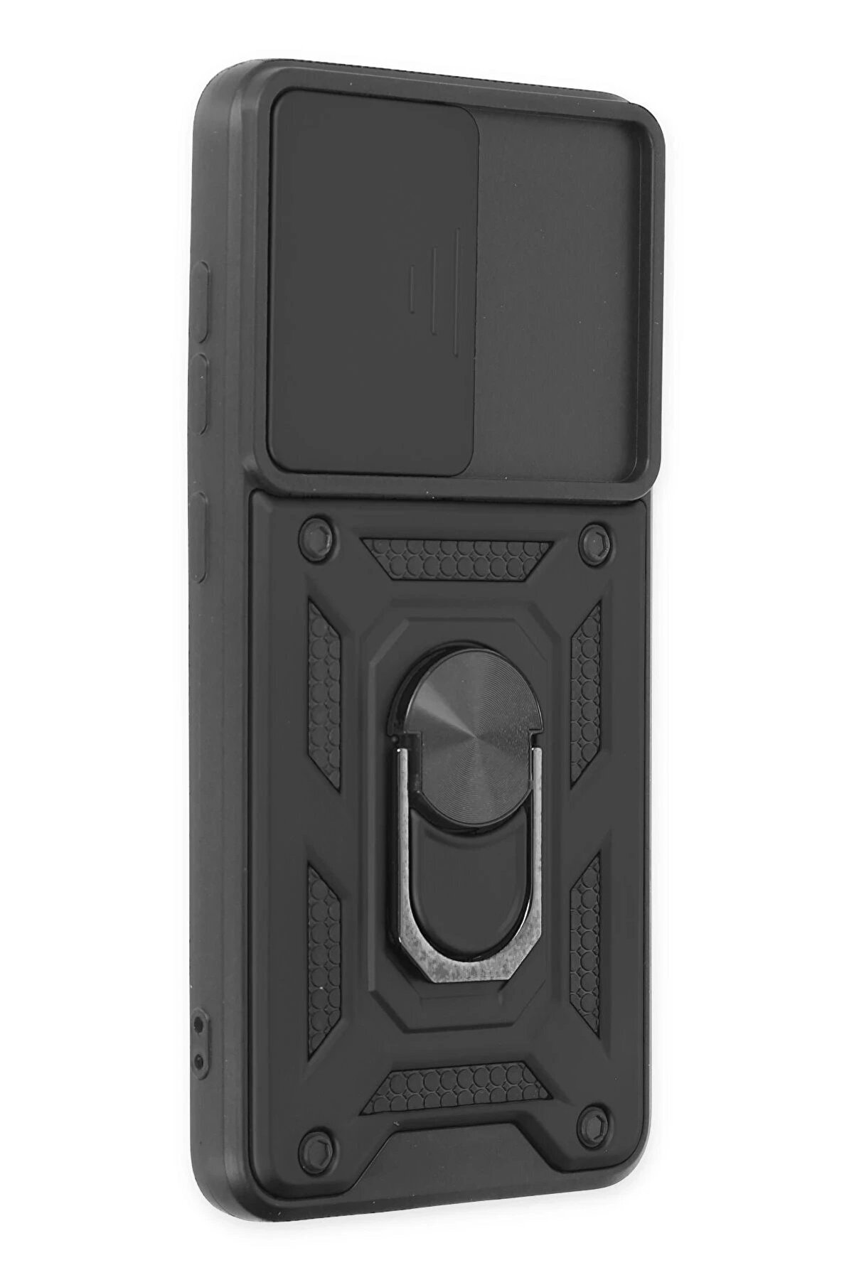 Samsung Galaxy S21 Fe Kılıf Pars Lens Yüzüklü Si̇li̇kon - Si̇yah - Dropx9315-3644