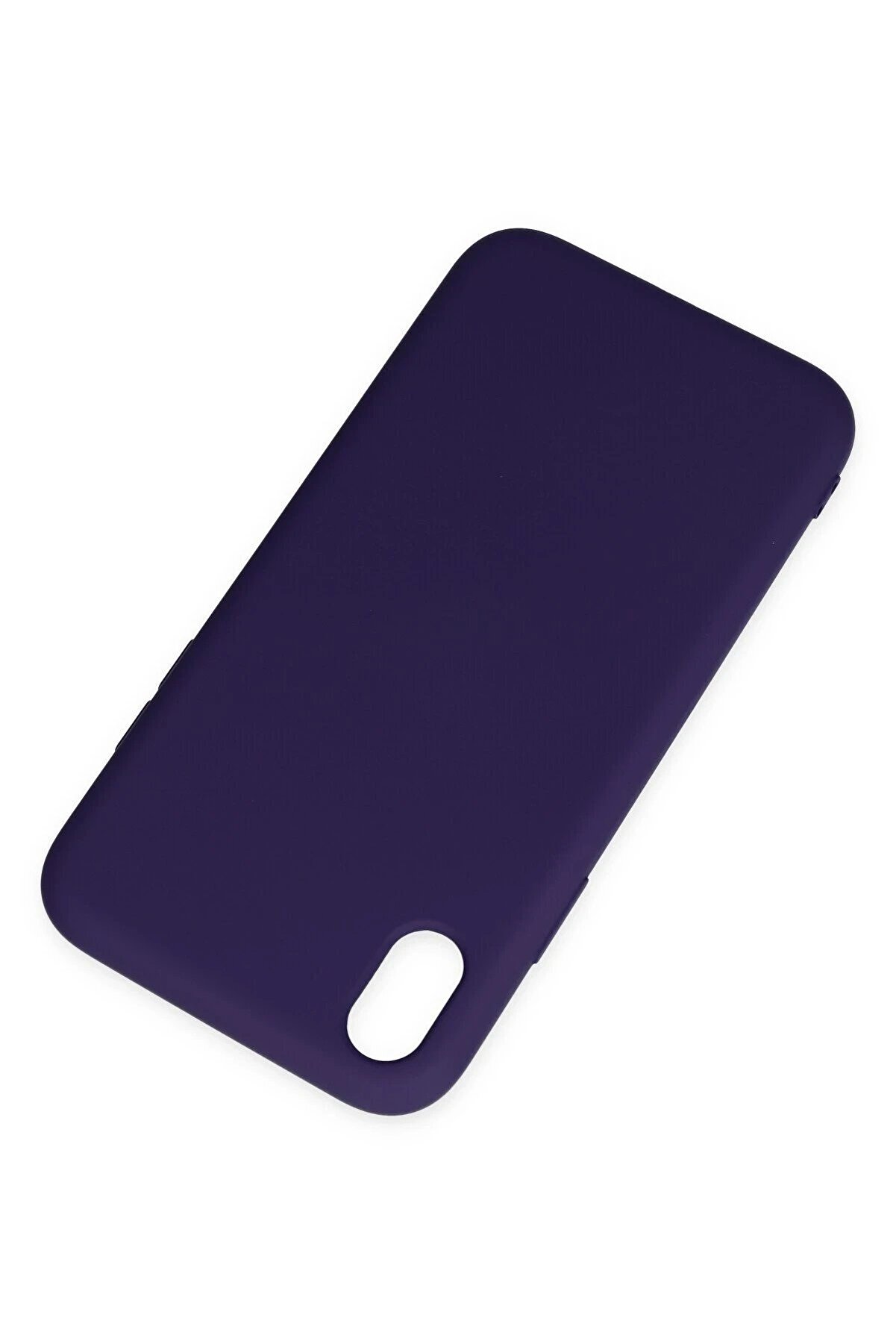 İphone Xr Kılıf Nano İçi̇ Kadi̇fe Si̇li̇kon - Mor - Dropx3319-9456