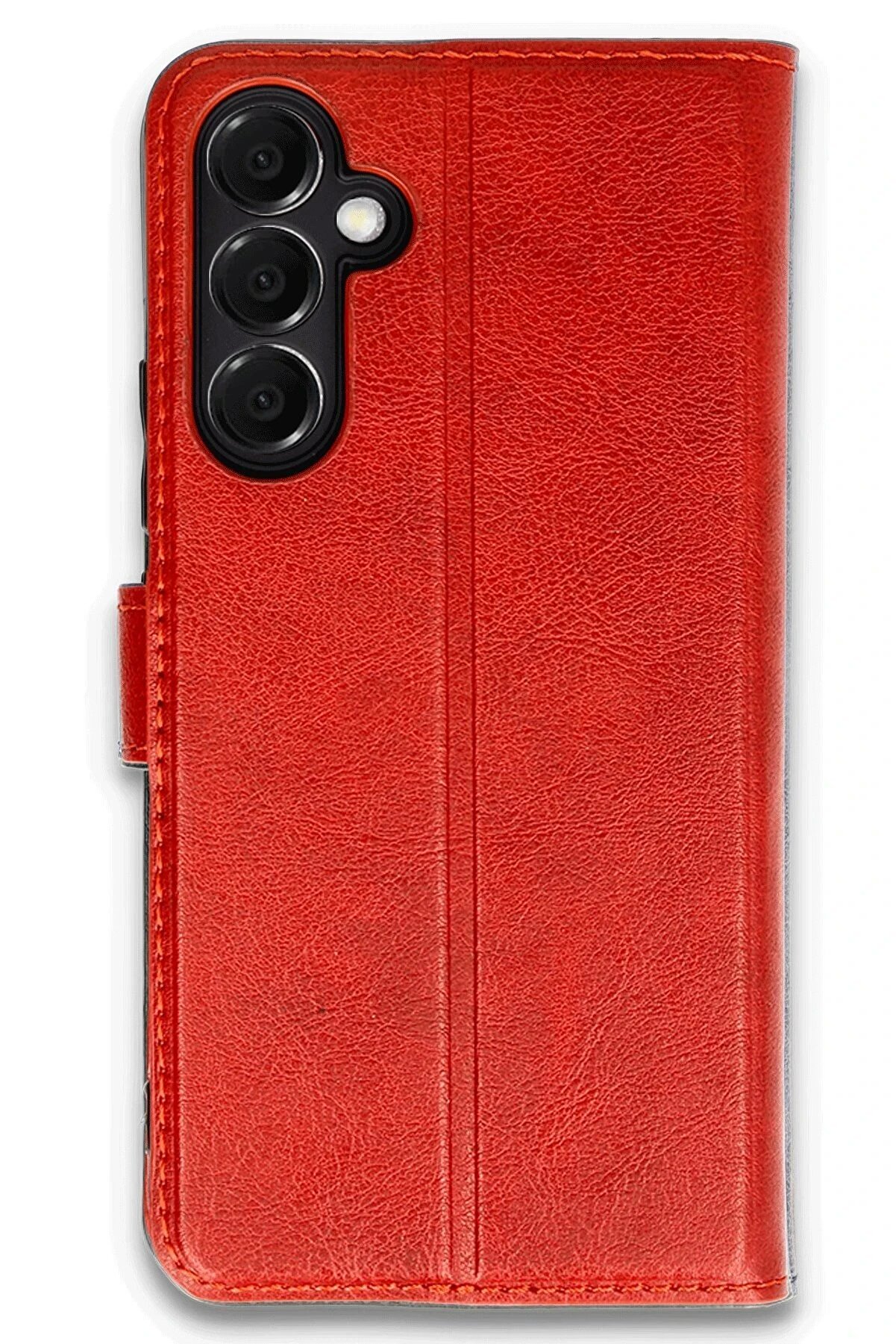 CepteToptan Samsung Galaxy A16 5G Kılıf Trend S Plus Kapaklı Kılıf - Kırmızı - DROPX5399-3315