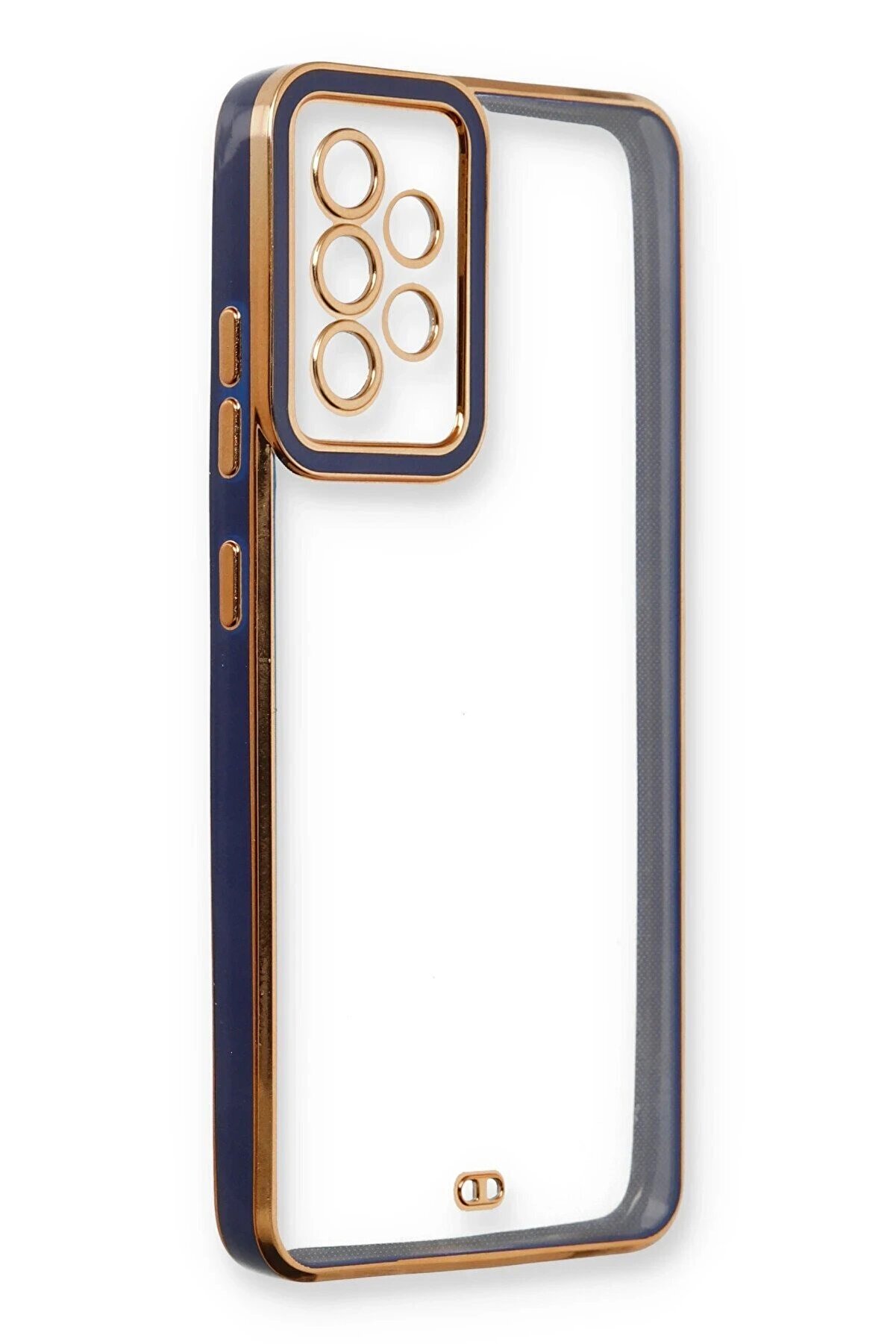 Samsung Galaxy A23 4G Kılıf Li̇va Lens Si̇li̇kon - Mavi̇ - Dropx9712-6878