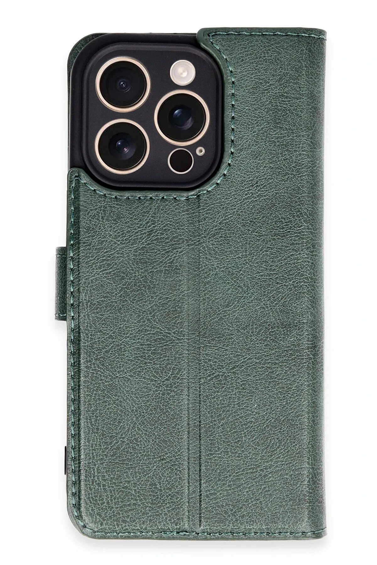 CepteToptan iPhone 16 Pro Kılıf Trend S Plus Kapaklı Kılıf - Yeşil - DROPX7526-1197