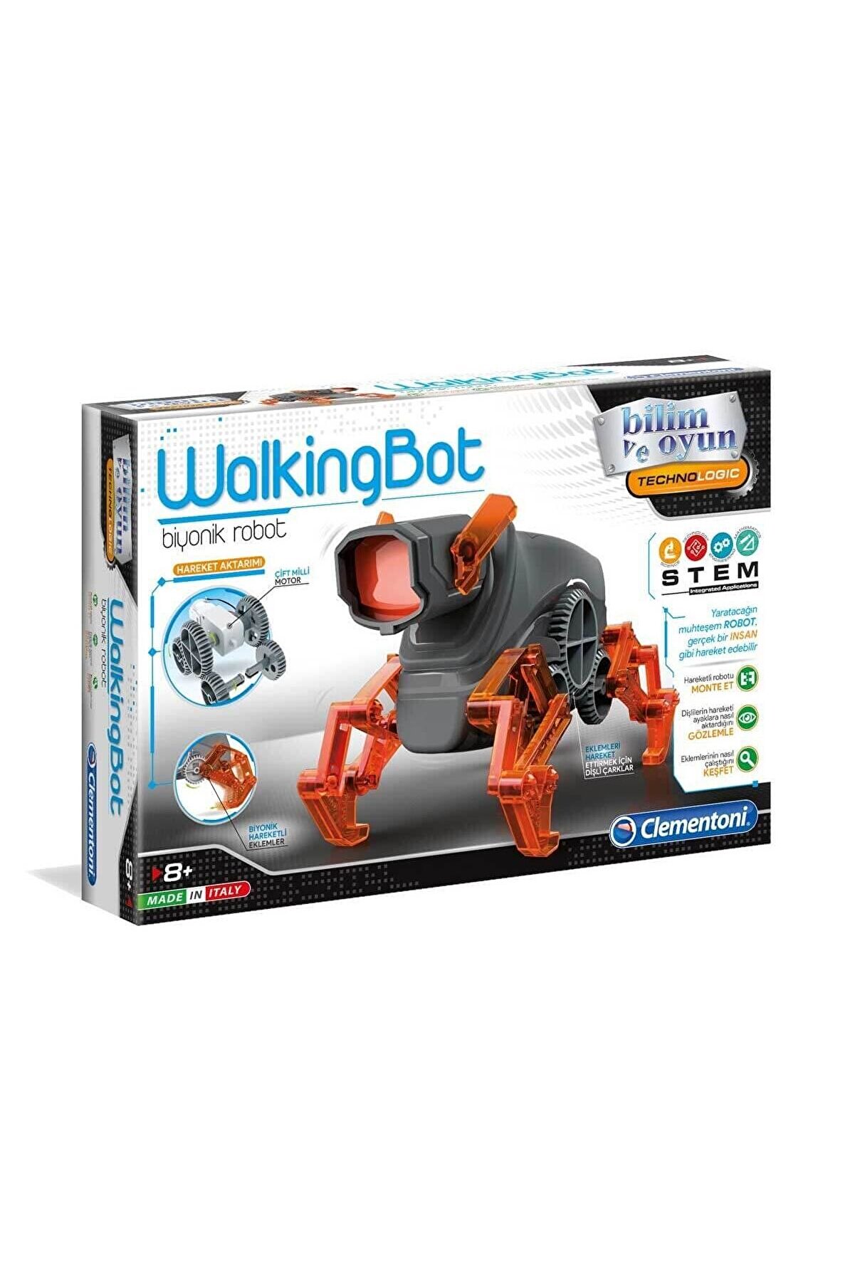 CLEMENTONI 64441 Robotik Laboratuvarı - Walkingbot +8 yaş