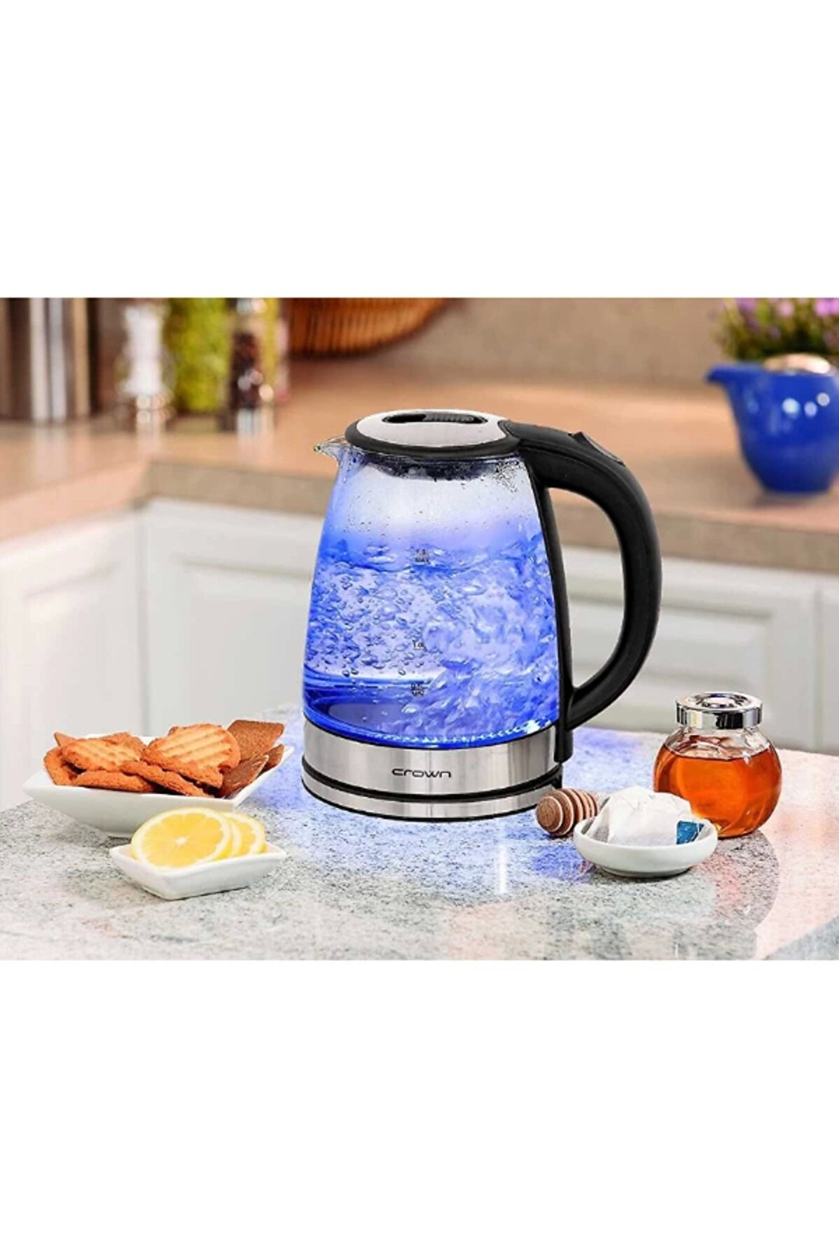 gizmurstore Crown CRW-7204 Cam Kettle Elektrikli Isıtıcı