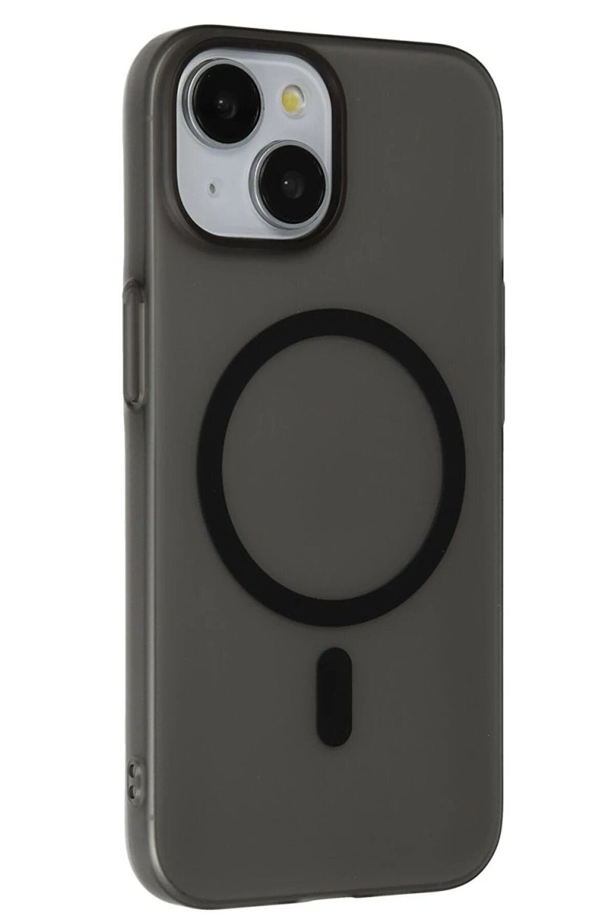 CepteToptan iPhone 15 Plus Tuna PC Slim Magsafe Kapak - Siyah - UST3168-8453