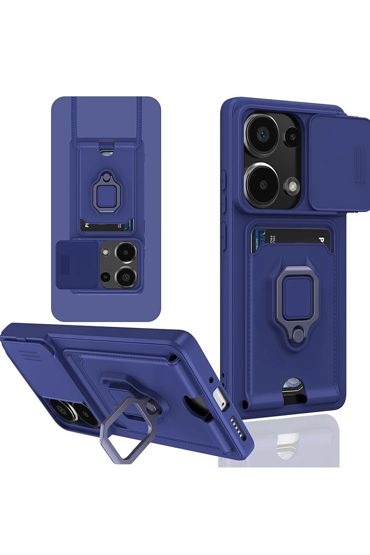 CepteToptan Xiaomi Redmi Note 13 Pro 4G Kılıf Zuma Kartvizitli Y&uuml;z&uuml;kl&uuml; Silikon - Lacive - DROPX1948-4407