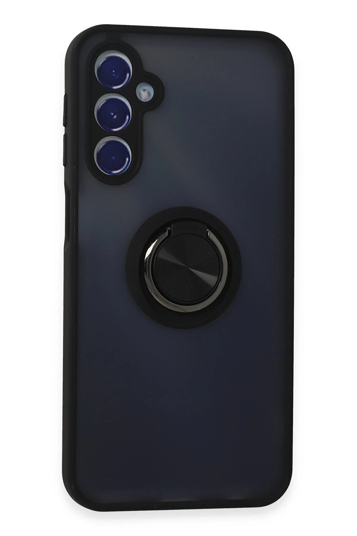 CepteToptan Samsung Galaxy M34 5G Kılıf Montreal Y&uuml;z&uuml;kl&uuml; Silikon Kapak - Siyah - DROPX4366-9943