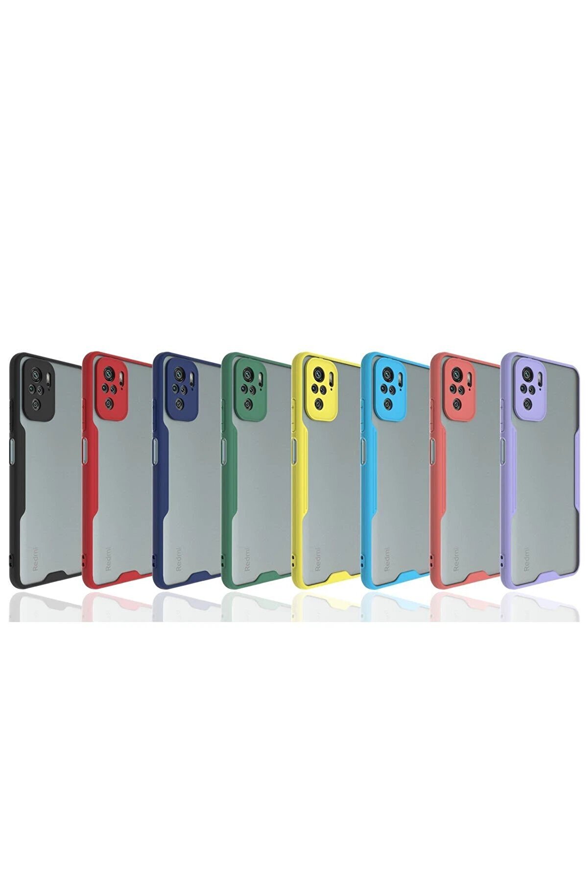 Xi̇aomi̇ Redmi̇ Note 10 Kılıf Plati̇n Si̇li̇kon - Sarı - Dropx4248-1249