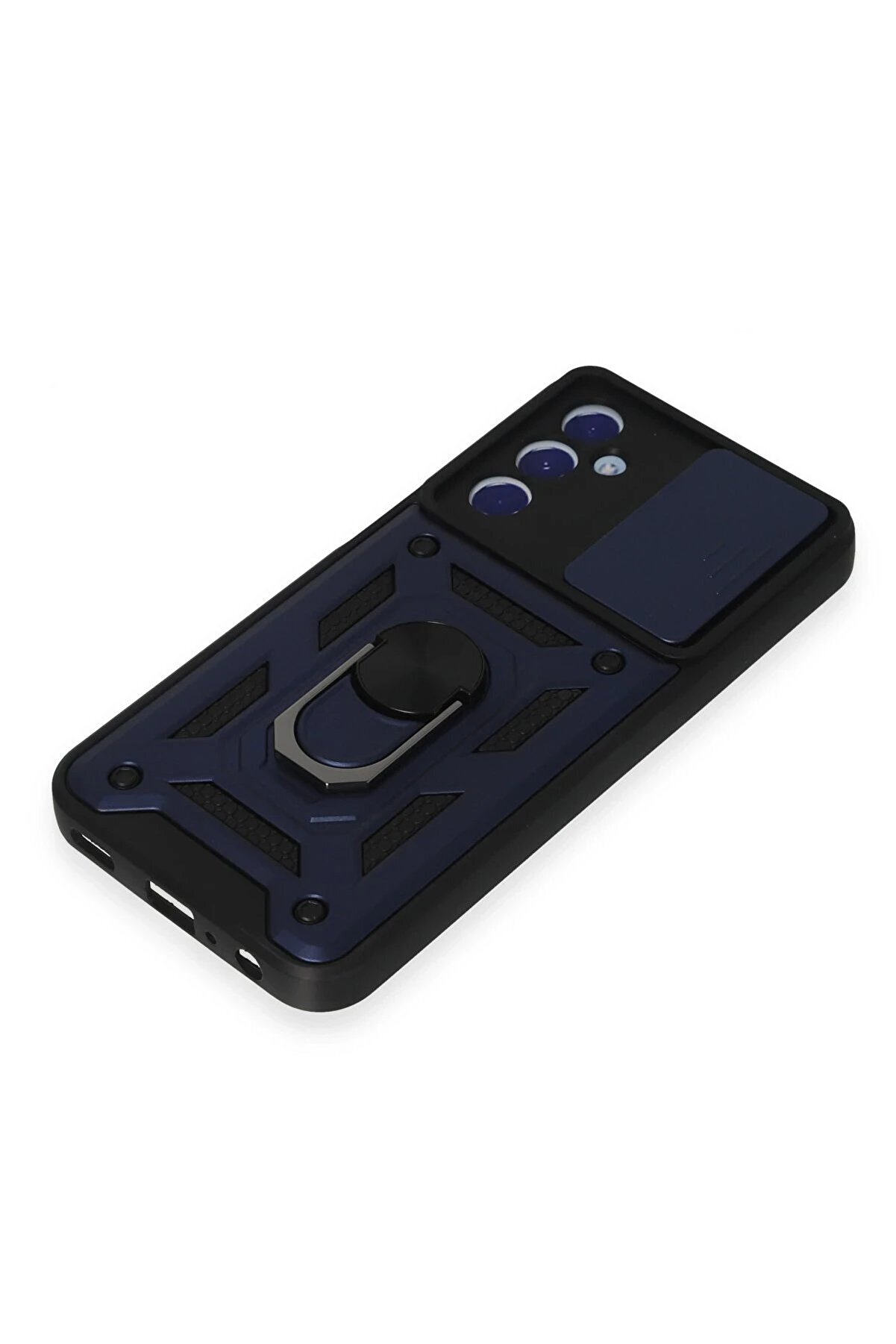 Samsung Galaxy M34 5G Kılıf Pars Lens Y&uuml;z&uuml;kl&uuml; Si̇li̇kon - Laci̇vert - Dropx3871-5730