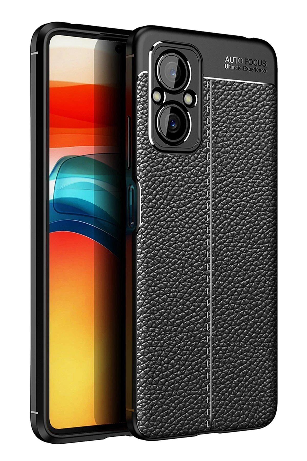 CepteToptan Xiaomi Poco M5 Kılıf Auto Focus Kapak - Siyah - DROPX1601-8738
