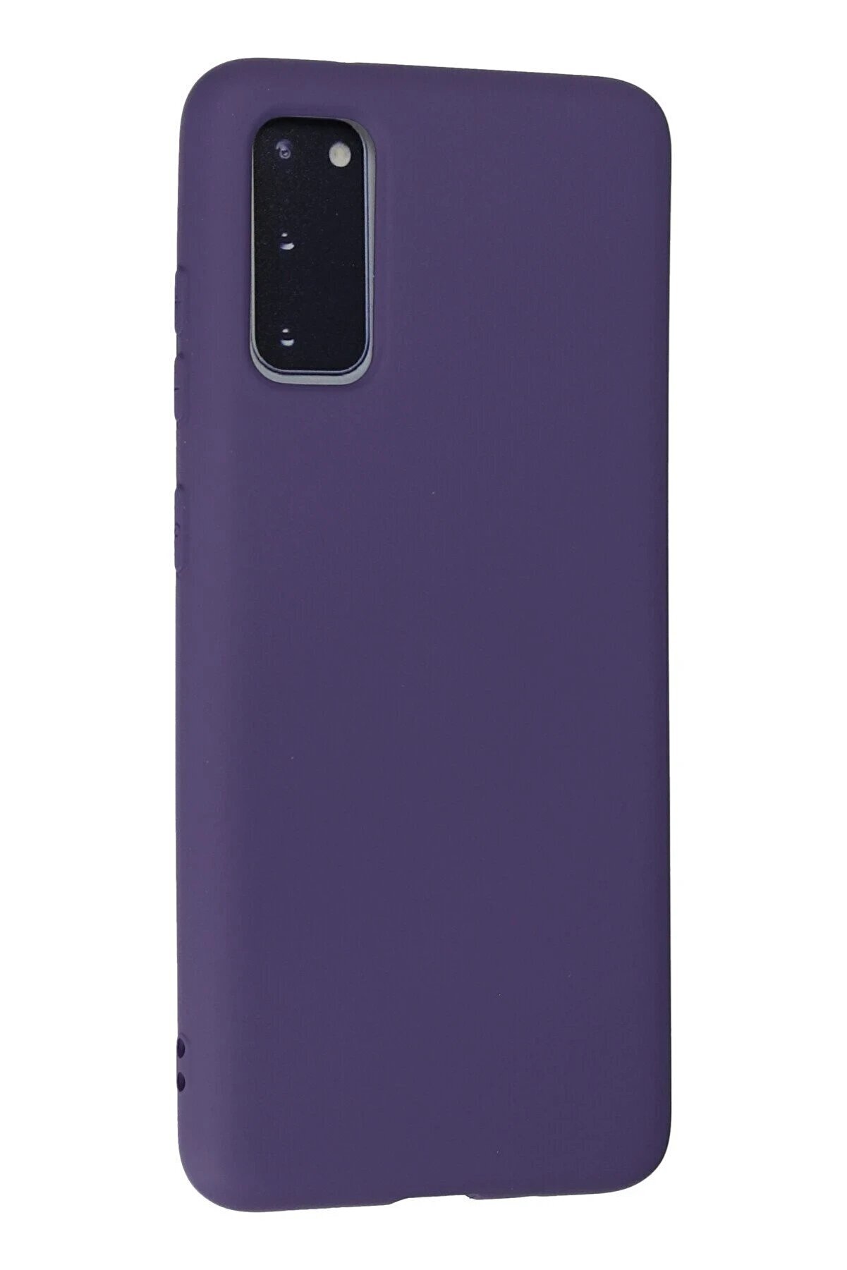 Samsung Galaxy S20 Kılıf Nano İçi̇ Kadi̇fe Si̇li̇kon - Mor - Dropx5811-7294