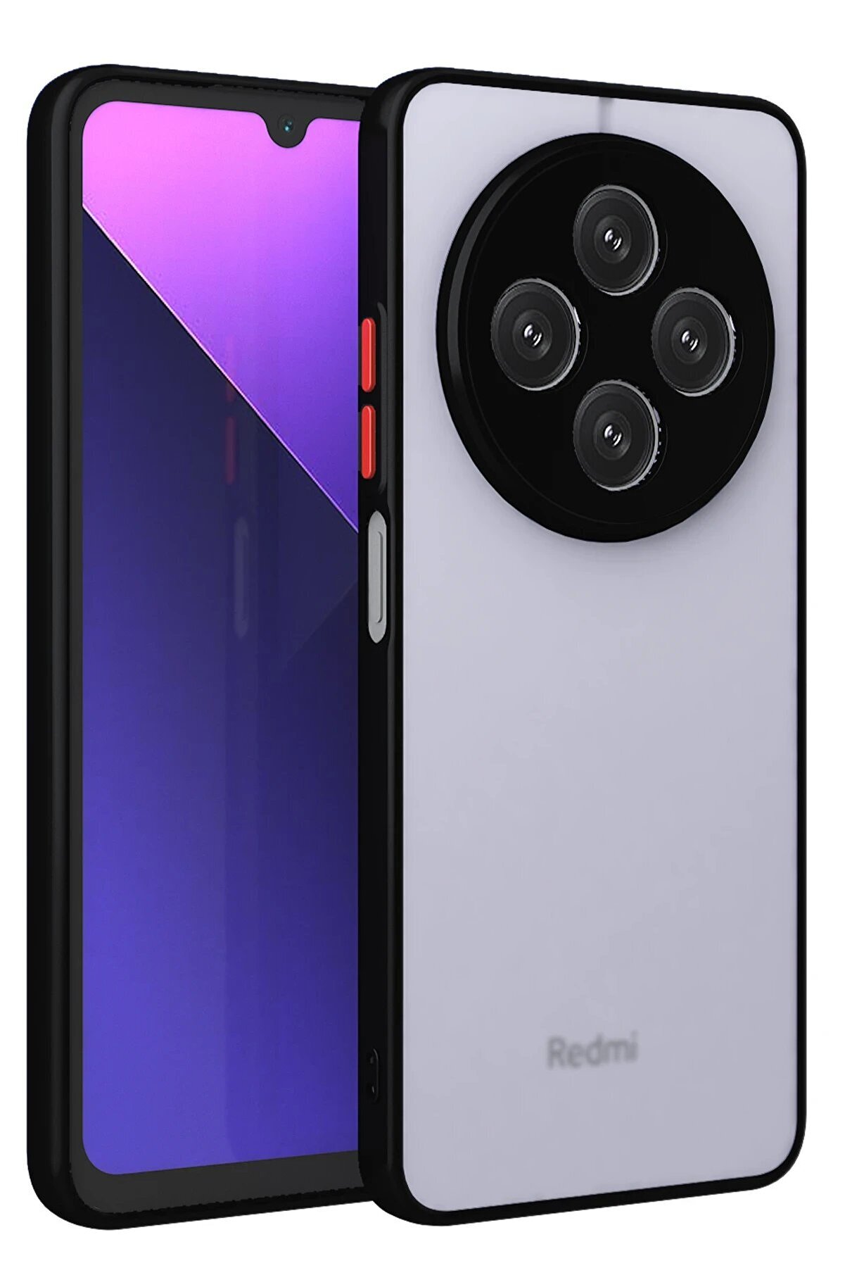 CepteToptan Xiaomi Redmi 14C Kılıf Montreal Silikon Kapak - Siyah - DROPX6038-3744