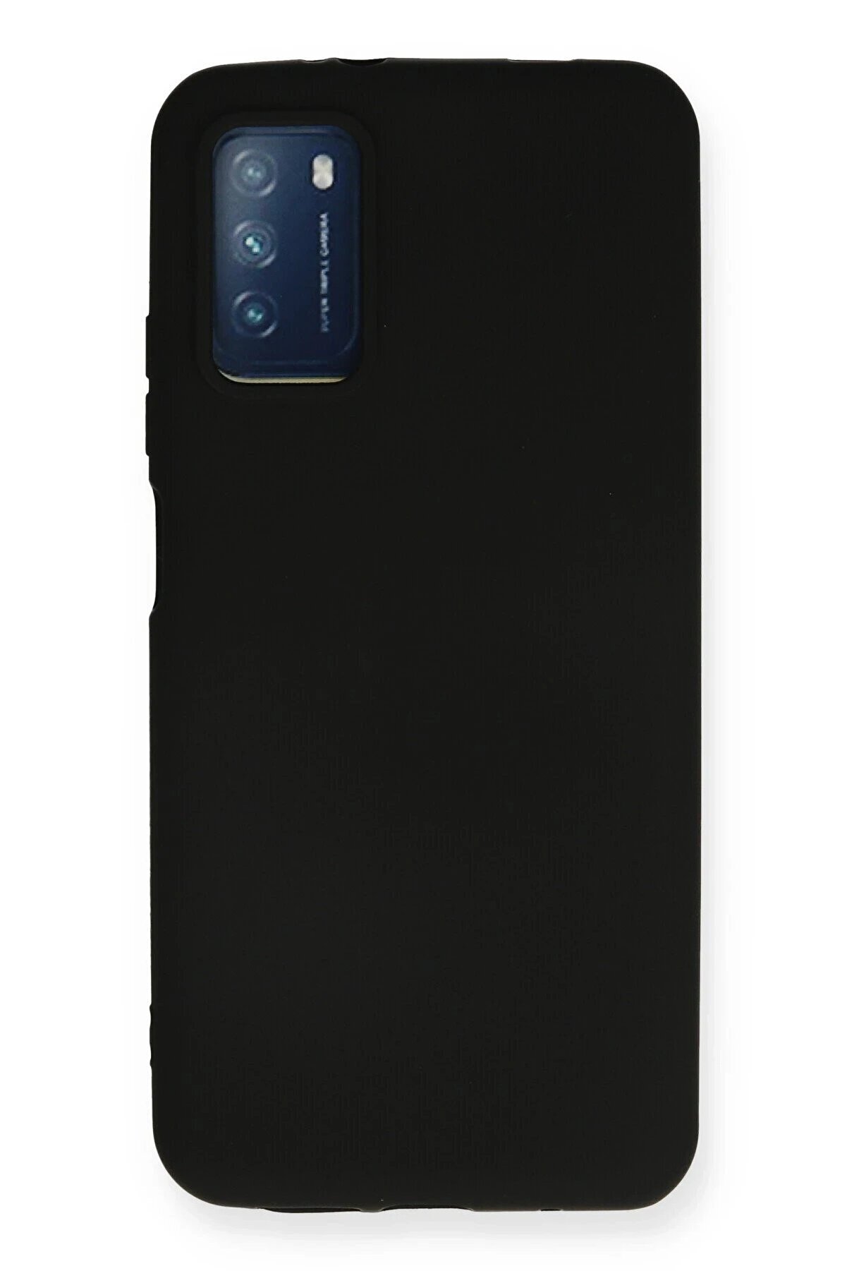 Xi̇aomi̇ Pocophone M3 Kılıf Fi̇rst Si̇li̇kon - Si̇yah - Dropx7289-6122