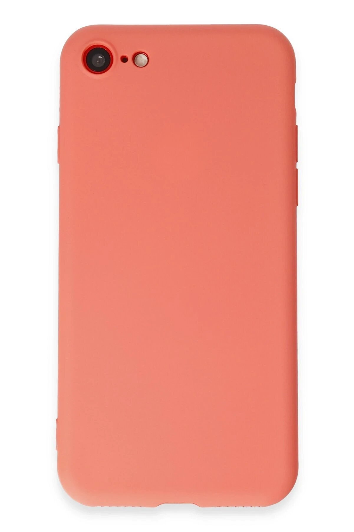 CepteToptan iPhone 7 Kılıf First Silikon - Turuncu - DROPX8176-6257