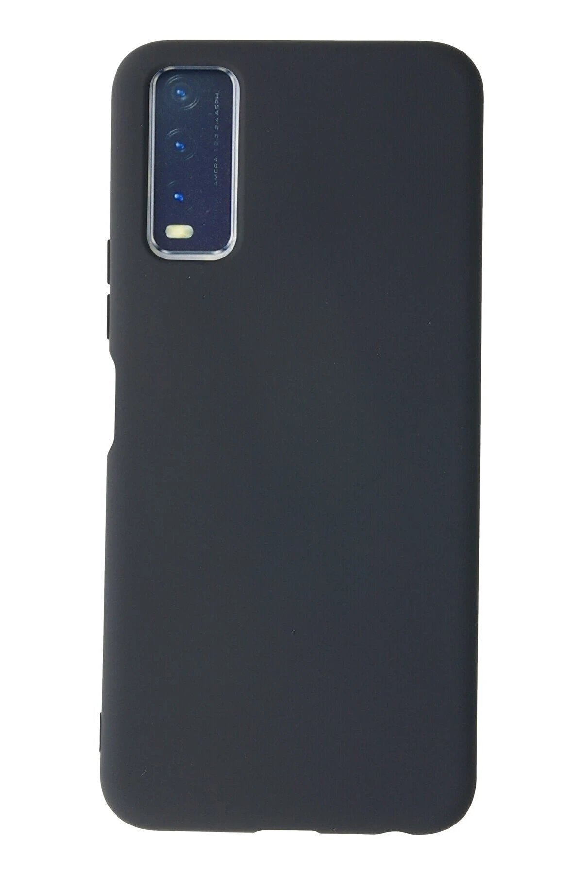 CepteToptan Vivo Y11S Kılıf Nano i&ccedil;i Kadife Silikon - Gri - DROPX6338-4715