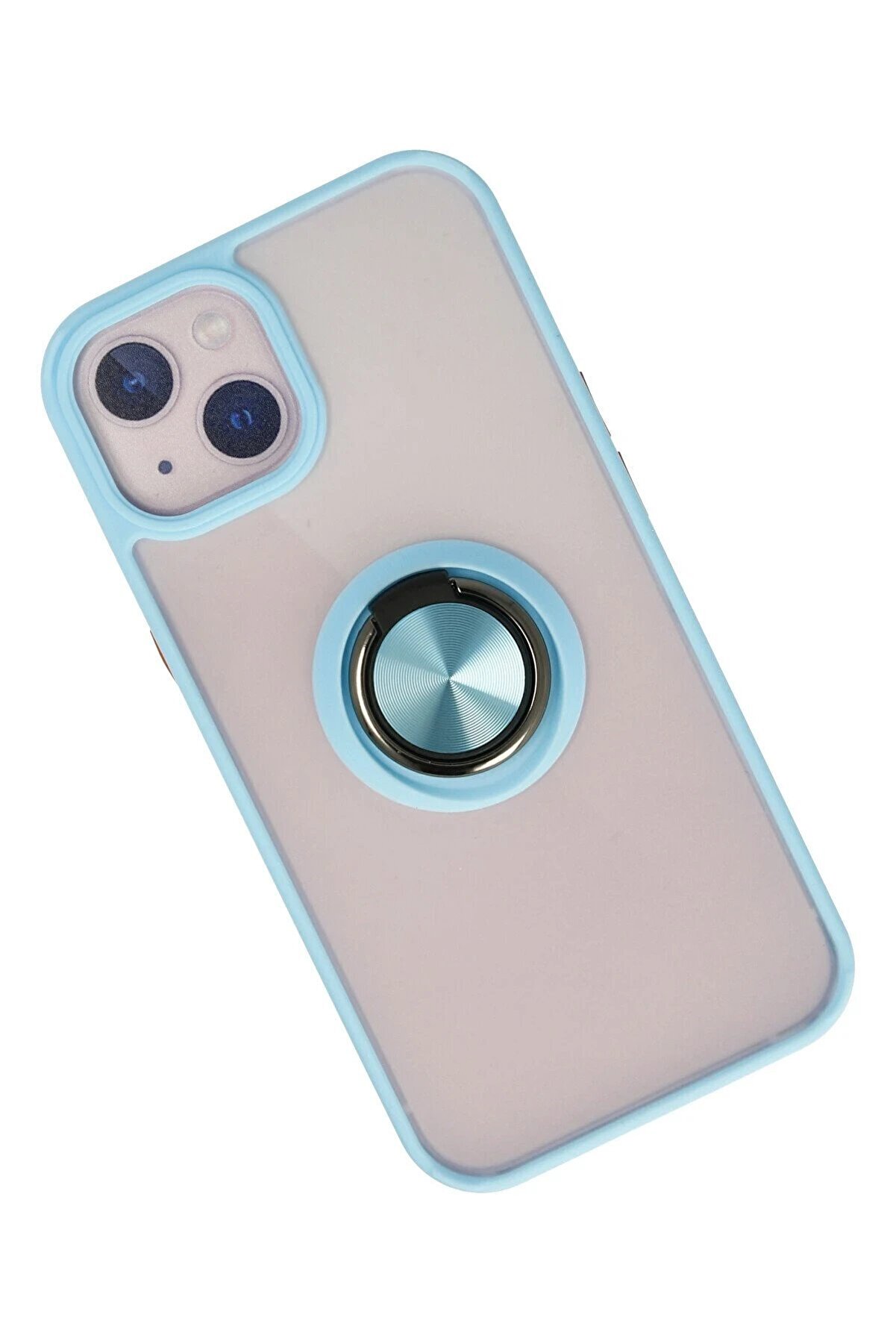 İphone 13 Kılıf Montreal Y&uuml;z&uuml;kl&uuml; Si̇li̇kon Kapak - Buz Mavi̇ - Dropx1135-4085