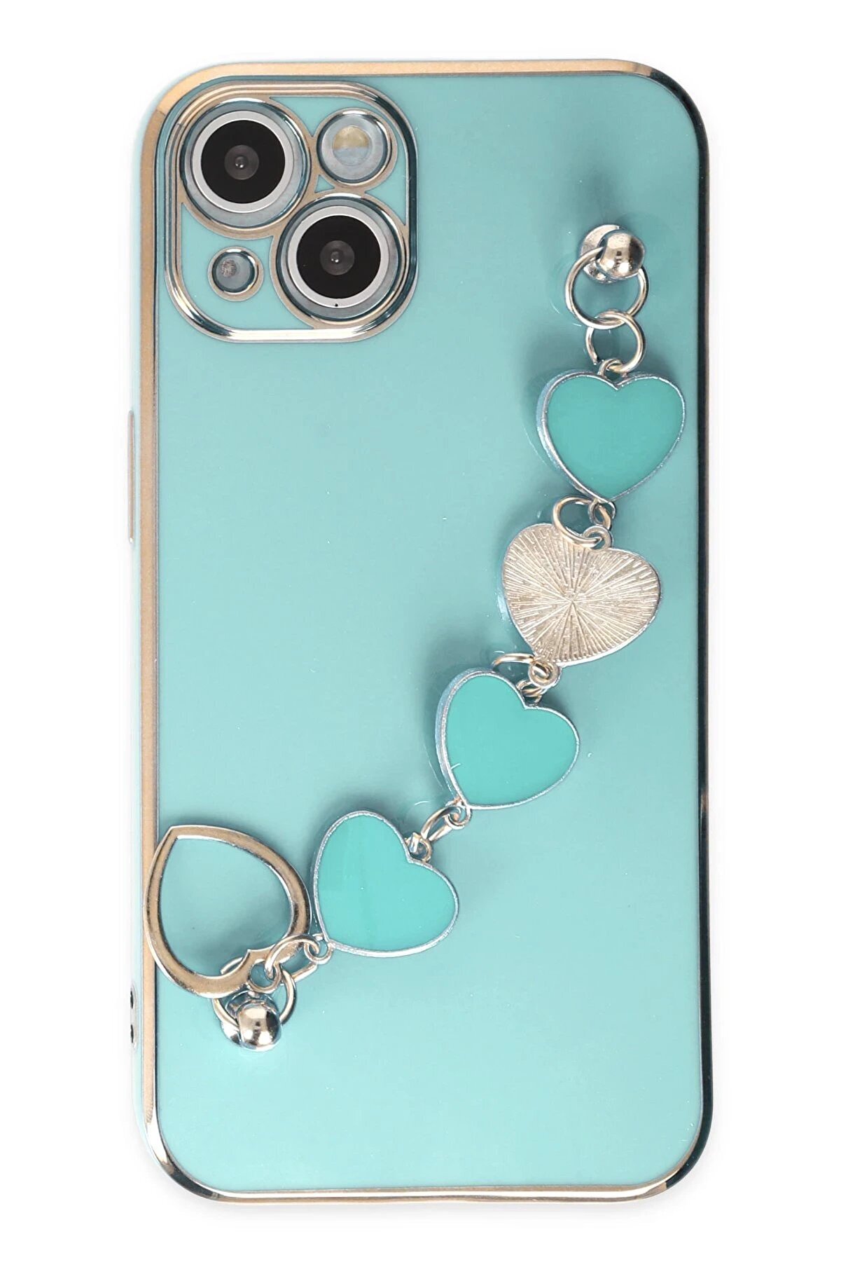 İphone 14 Plus Kılıf Esi̇la Si̇li̇kon - Su Yeşi̇li̇ - Dropx2503-9538