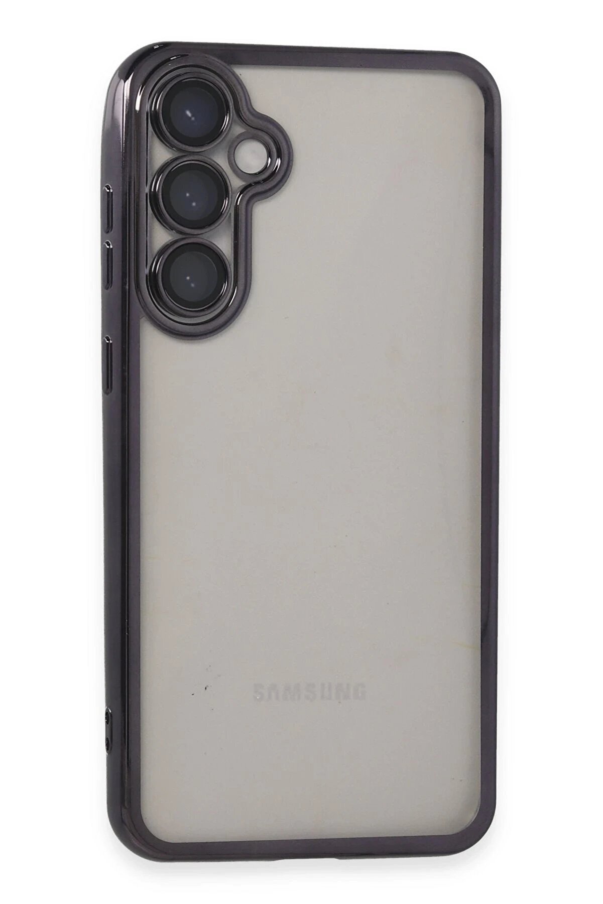 CepteToptan Samsung Galaxy S23 FE Kılıf Lensli Silikon - Mor - DROPX6425-9731