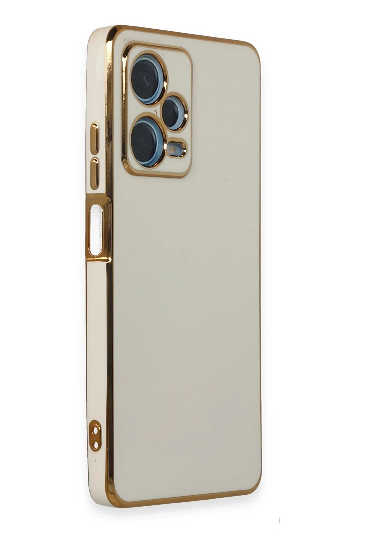 Xi̇aomi̇ Redmi̇ Note 12 Pro Plus Kılıf Volet Si̇li̇kon - Beyaz - Dropx8520-9187