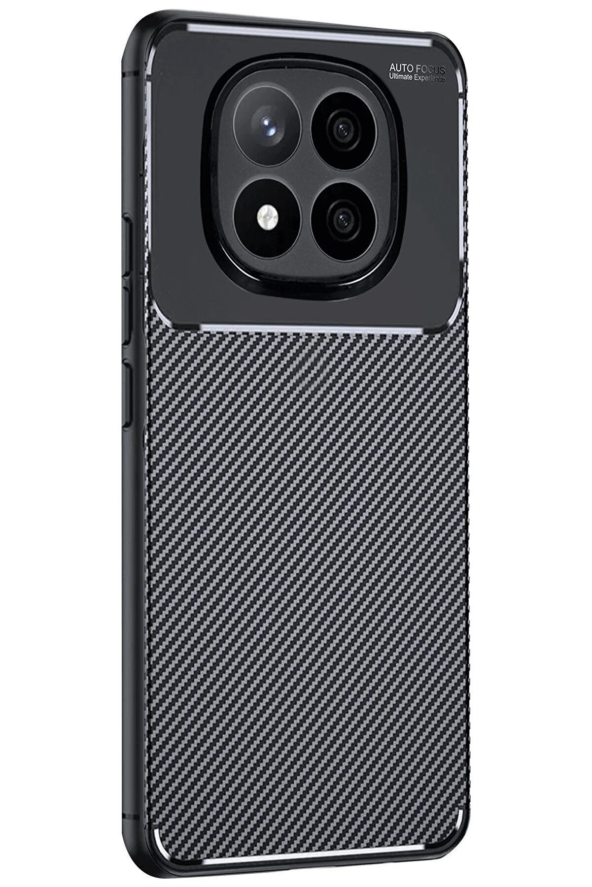 Xi̇aomi̇ Redmi̇ Note 14 Pro 4G Kılıf Auto Focus Karbon Kapak - Si̇yah - Dropx8136-3098