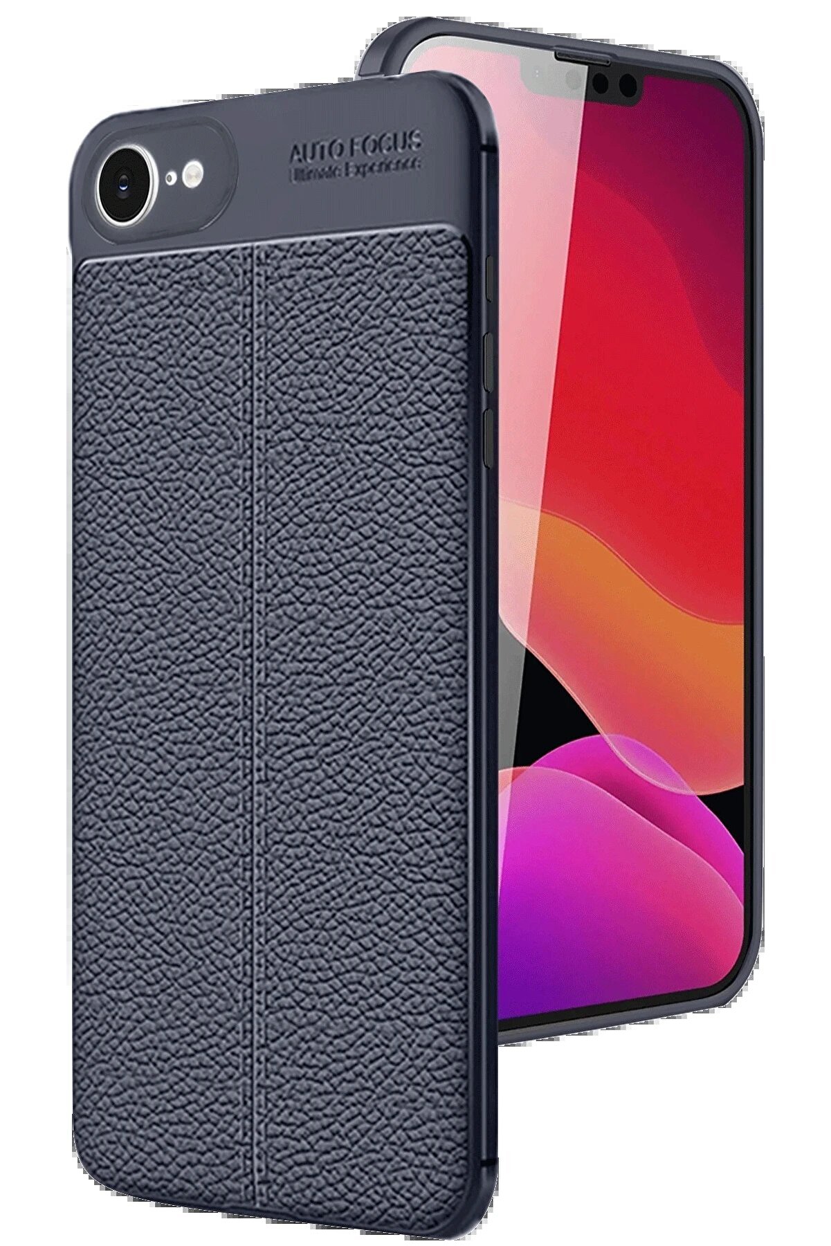 CepteToptan iPhone 16E Kılıf Auto Focus Kapak - Lacivert - DROPX7124-6809