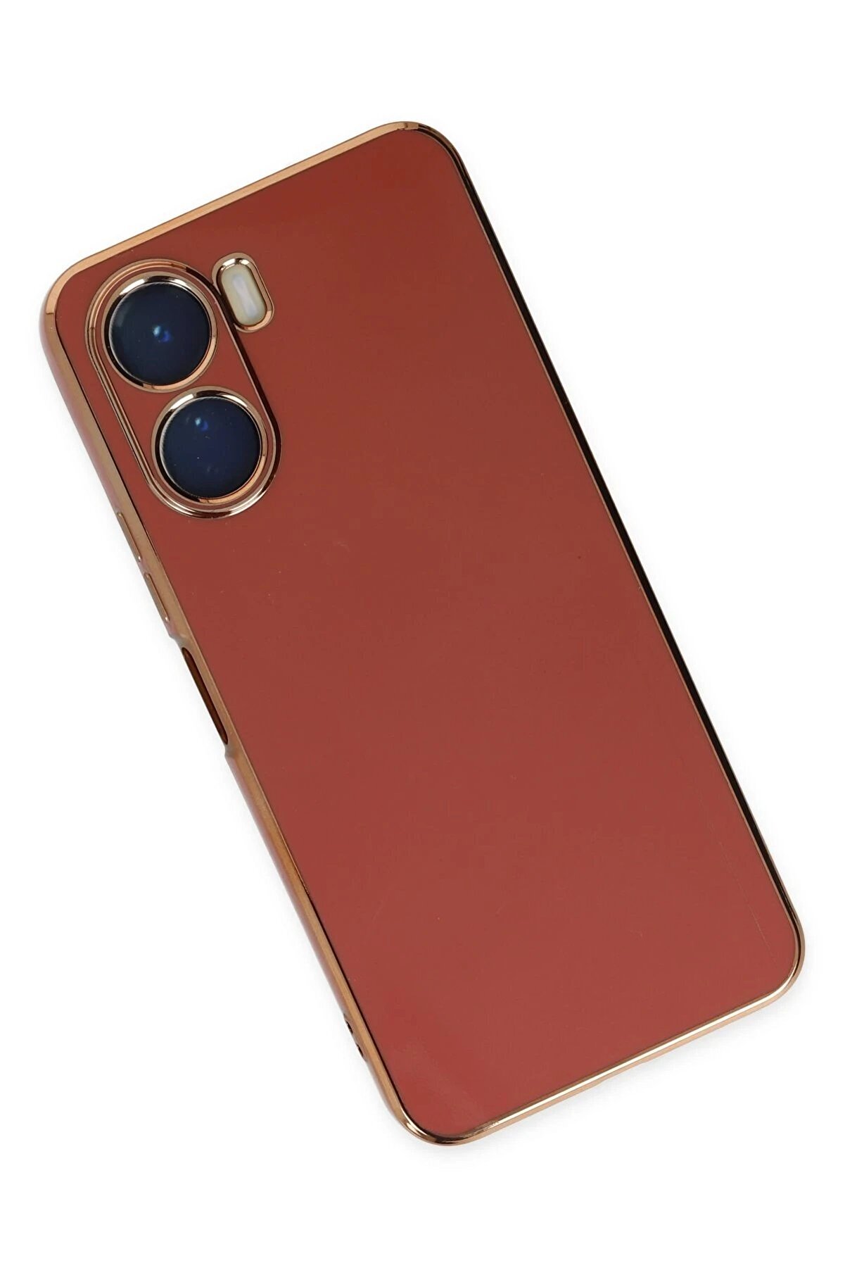 Vi̇vo Y16 Kılıf Volet Si̇li̇kon - Kırmızı - Dropx8057-9845