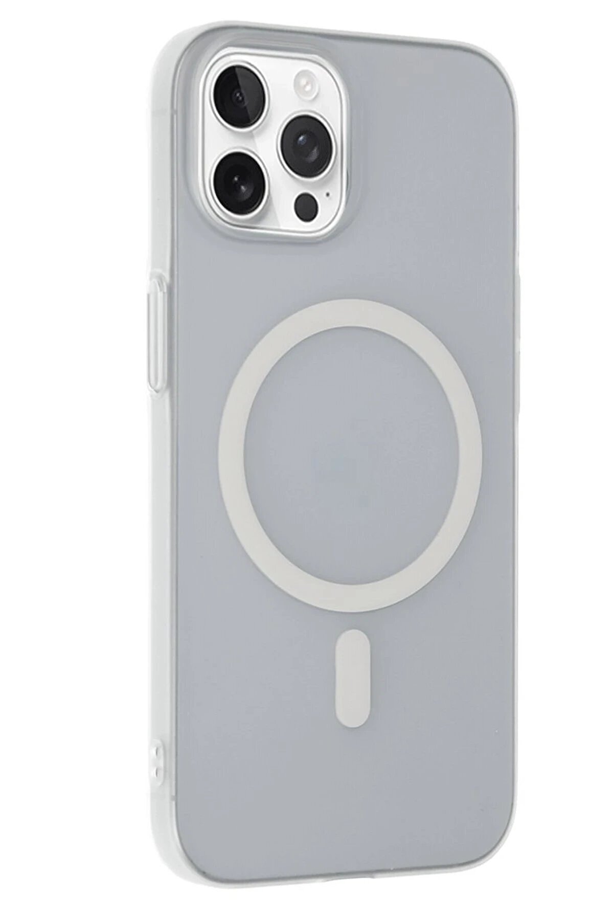 CepteToptan iPhone 14 Pro Max Tuna PC Slim Magsafe Kapak - Şeffaf - TOABM2768-9155