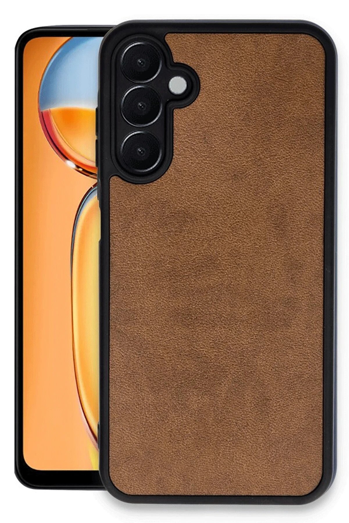 CepteToptan Samsung Galaxy A36 Kılıf Aras Deri Kapak - Taba - DROPX8286-6374