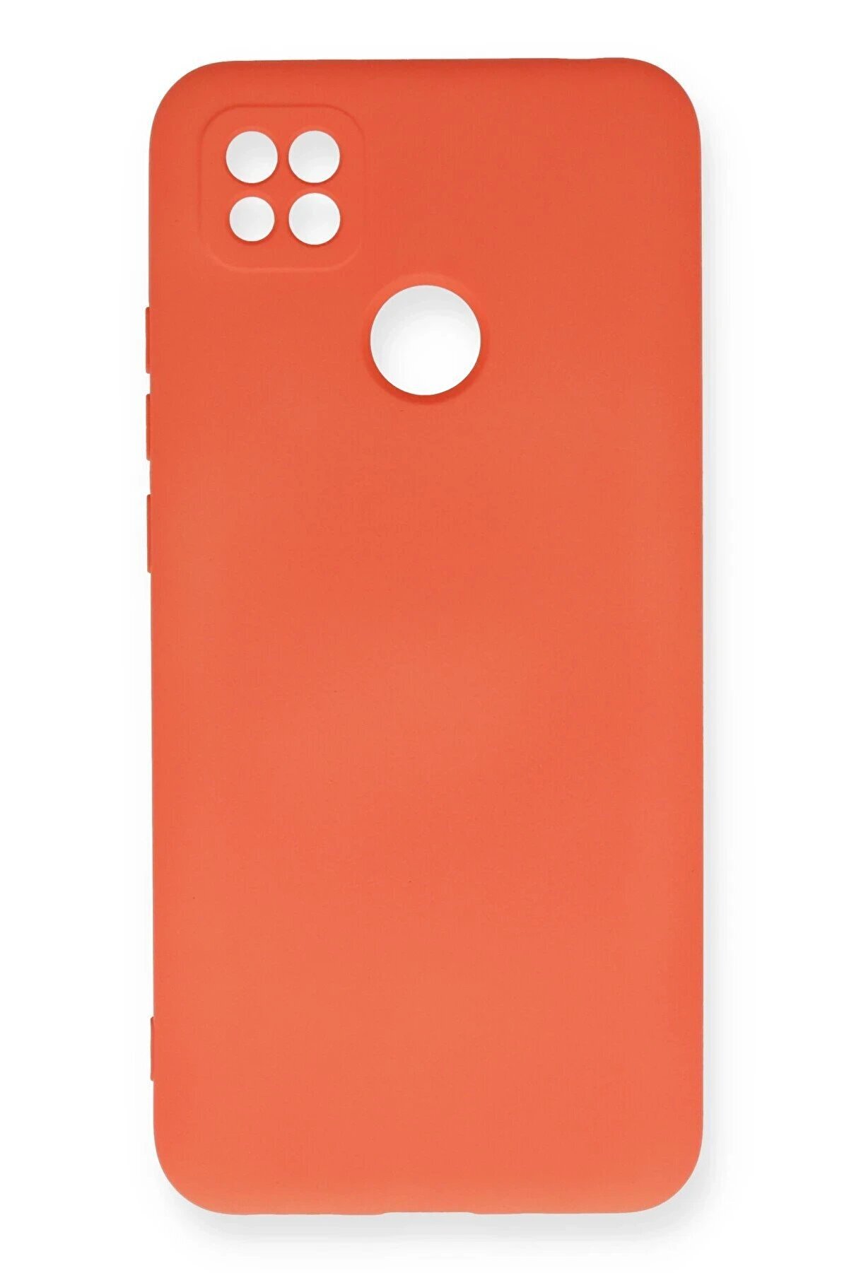 CepteToptan Xiaomi Redmi 9C Kılıf Nano içi Kadife Silikon - Turuncu - DROPX7627-2508