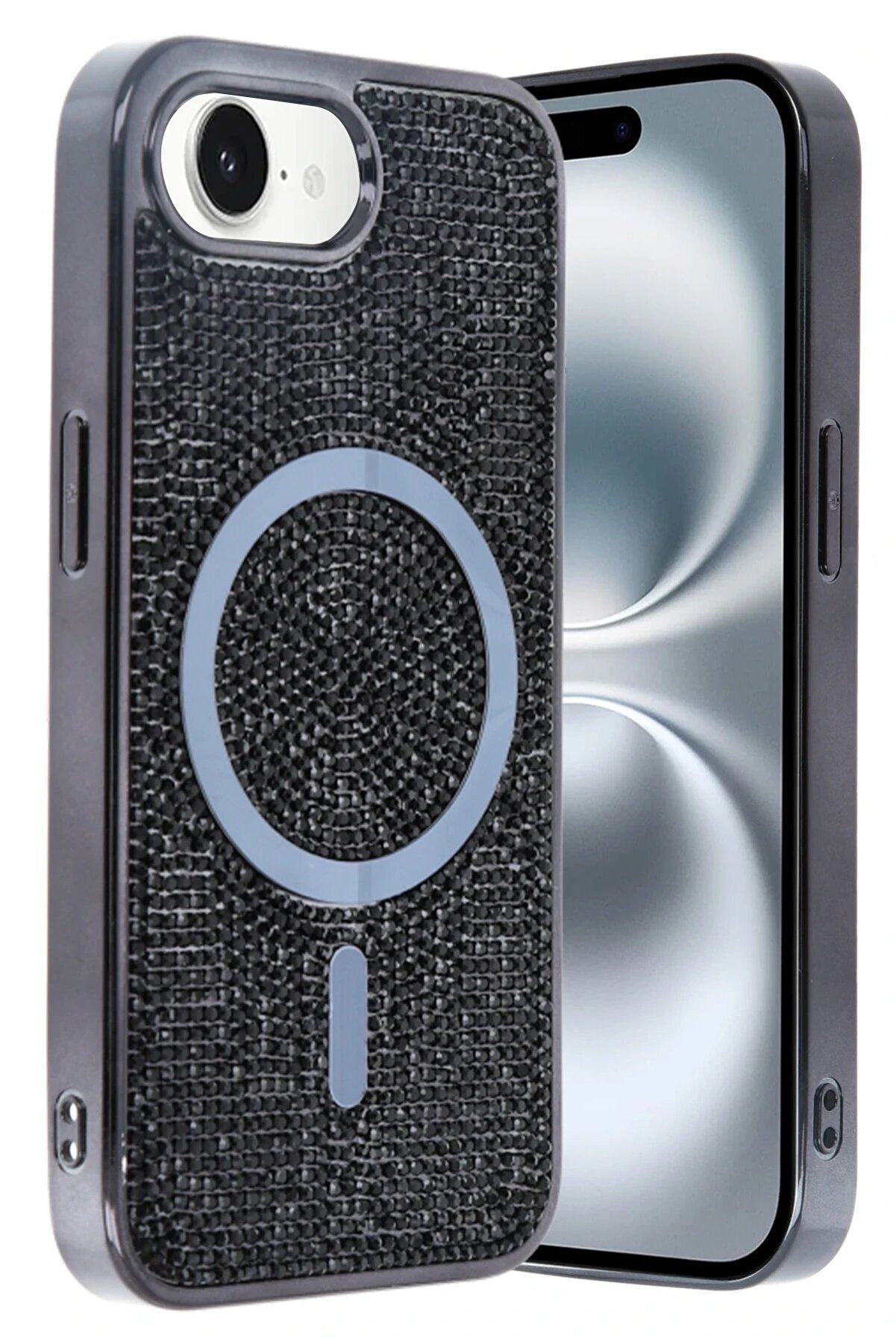 Apple İphone 16E Helen Magsafe Kapak - Si̇yah - Dropx6311-1814