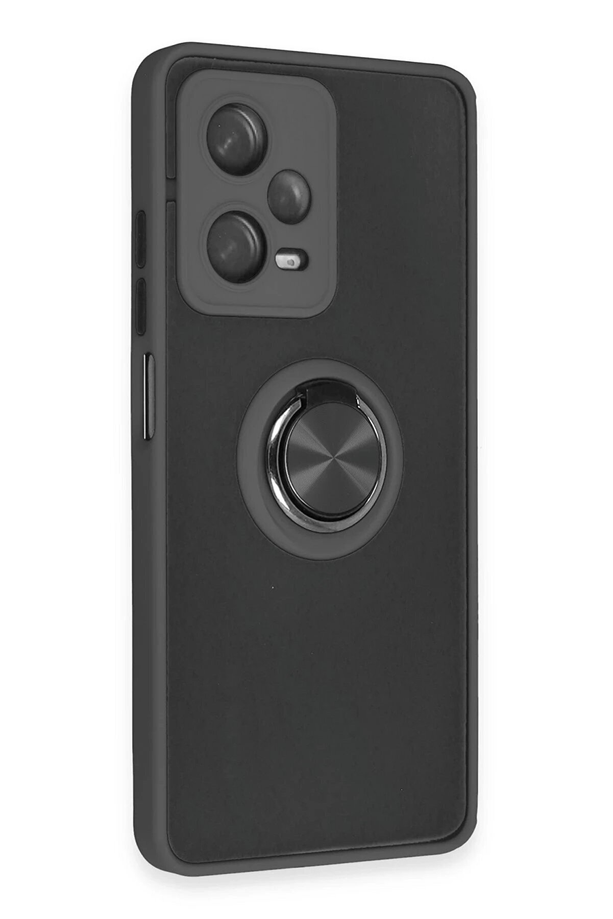 Xi̇aomi̇ Redmi̇ Note 12 5G Kılıf Montreal Y&uuml;z&uuml;kl&uuml; Si̇li̇kon Kapak - Si̇yah - Dropx7934-4961