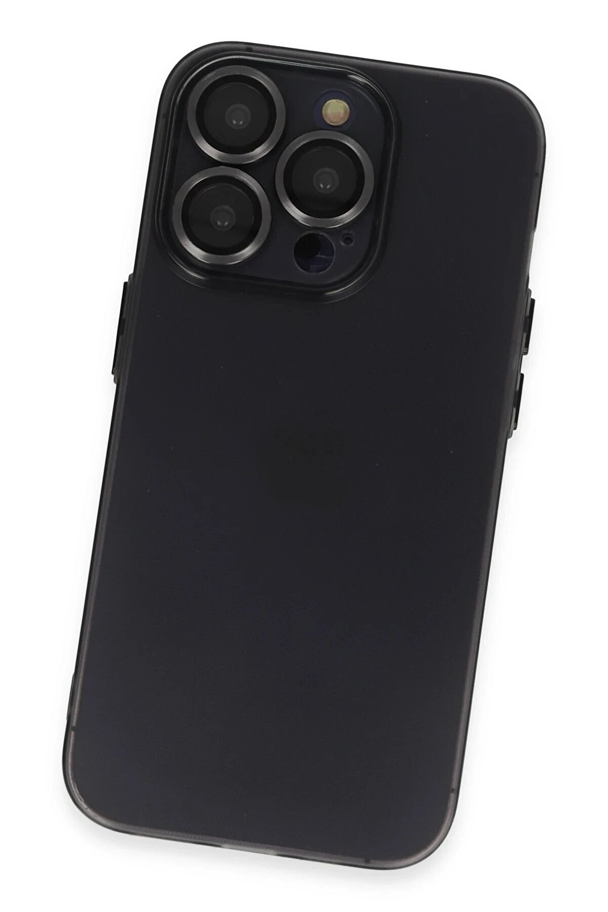 İphone 13 Pro Kılıf Luko Lens Si̇li̇kon - Si̇yah - Dropx7934-4331