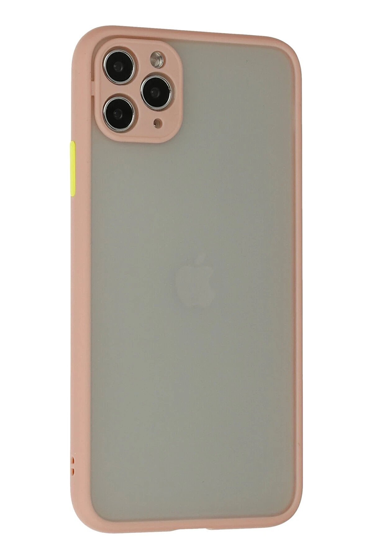 İphone 12 Pro Max Kılıf Montreal Si̇li̇kon Kapak - Pembe - Dropx9133-8672