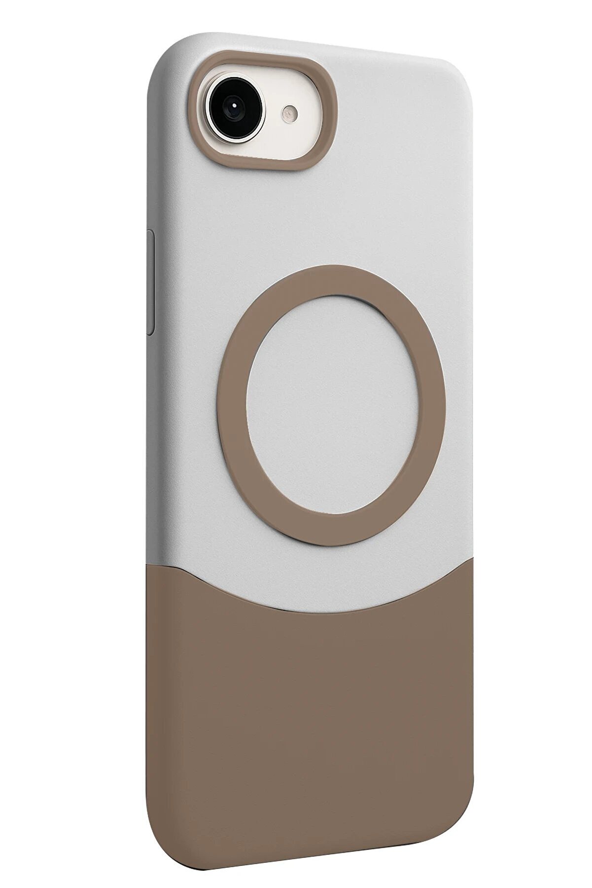 Apple İphone 16E Velar Magsafe Kapak - Çöl Ti̇tanyum - Dropx5506-4221