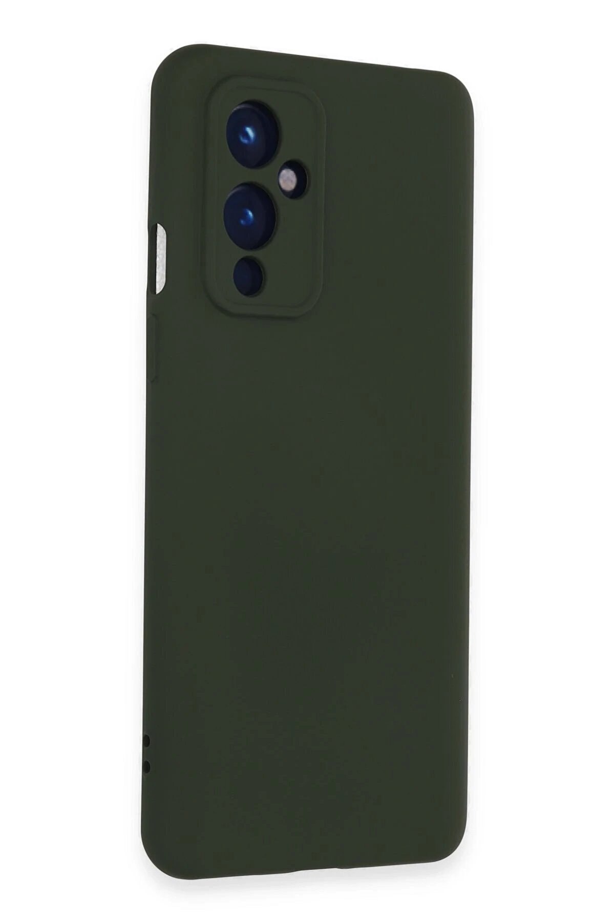 One Plus 9 Kılıf Nano İ&ccedil;i̇ Kadi̇fe Si̇li̇kon - Koyu Yeşi̇l - Dropx3467-9878