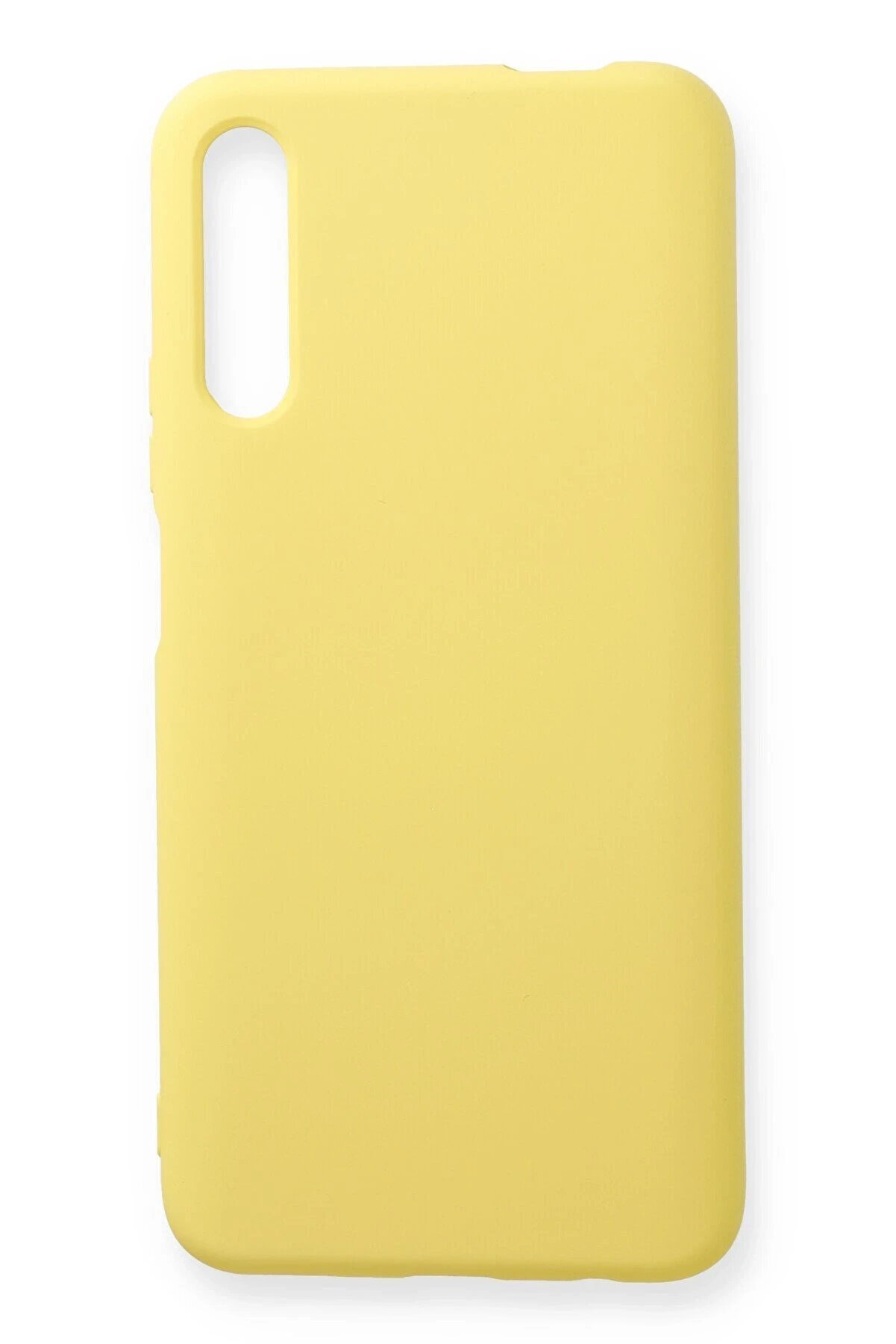 CepteToptan Huawei P Smart Pro / Y9S Kılıf Nano içi Kadife Silikon - Sarı - DROPX1984-7982