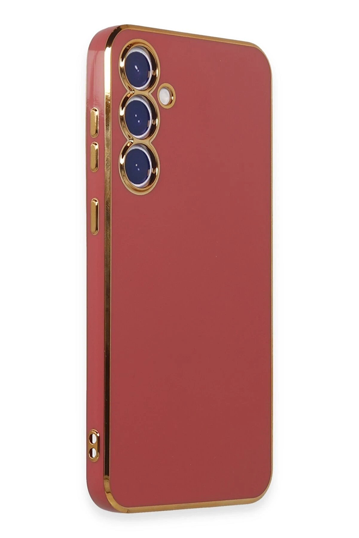 Samsung Galaxy S23 Fe Kılıf Volet Si̇li̇kon - Kırmızı - Dropx7198-6205