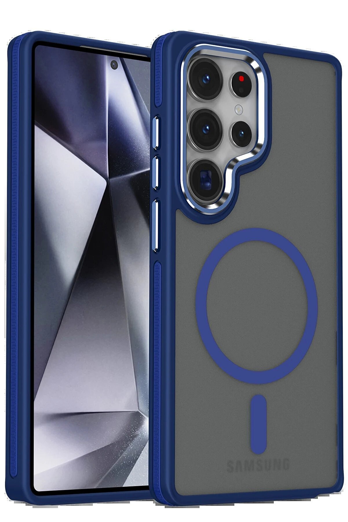 CepteToptan Samsung Galaxy S25 Ultra Winner Magsafe Kapak - Lacivert - NEO2039-5179