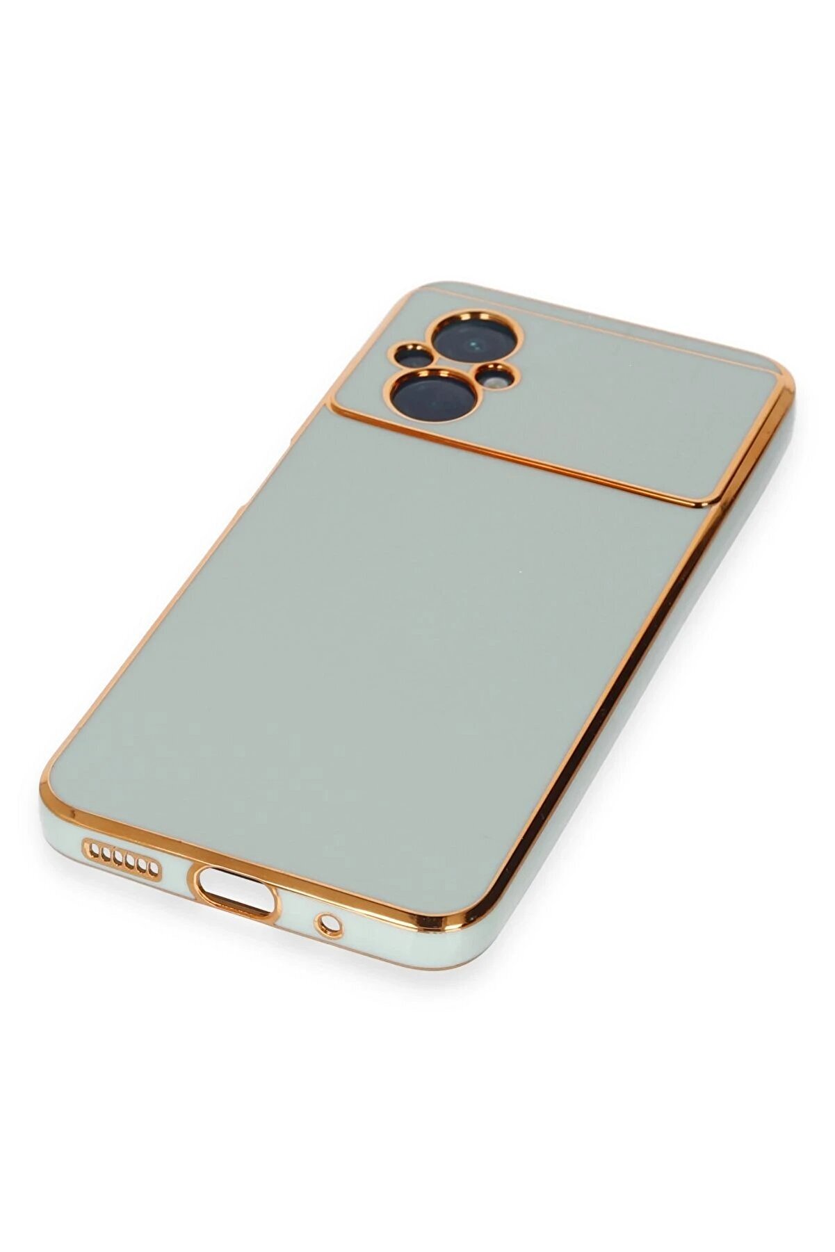 Xi̇aomi̇ Poco M5 Kılıf Volet Si̇li̇kon - Açık Yeşi̇l - Dropx5707-4569