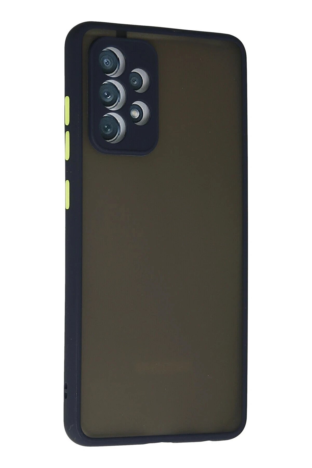 Samsung Galaxy A72 Kılıf Montreal Si̇li̇kon Kapak - Laci̇vert - Dropx3798-4727