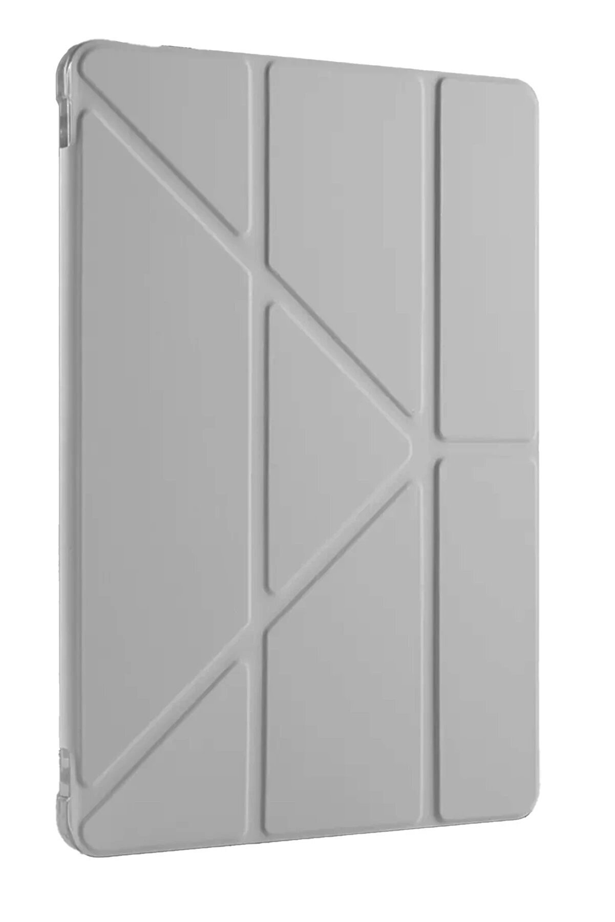 CepteToptan Huawei Honor Pad V9 Kılıf Kalemlikli Mars Tablet Kılıfı - Gri - DROPX9961-5244
