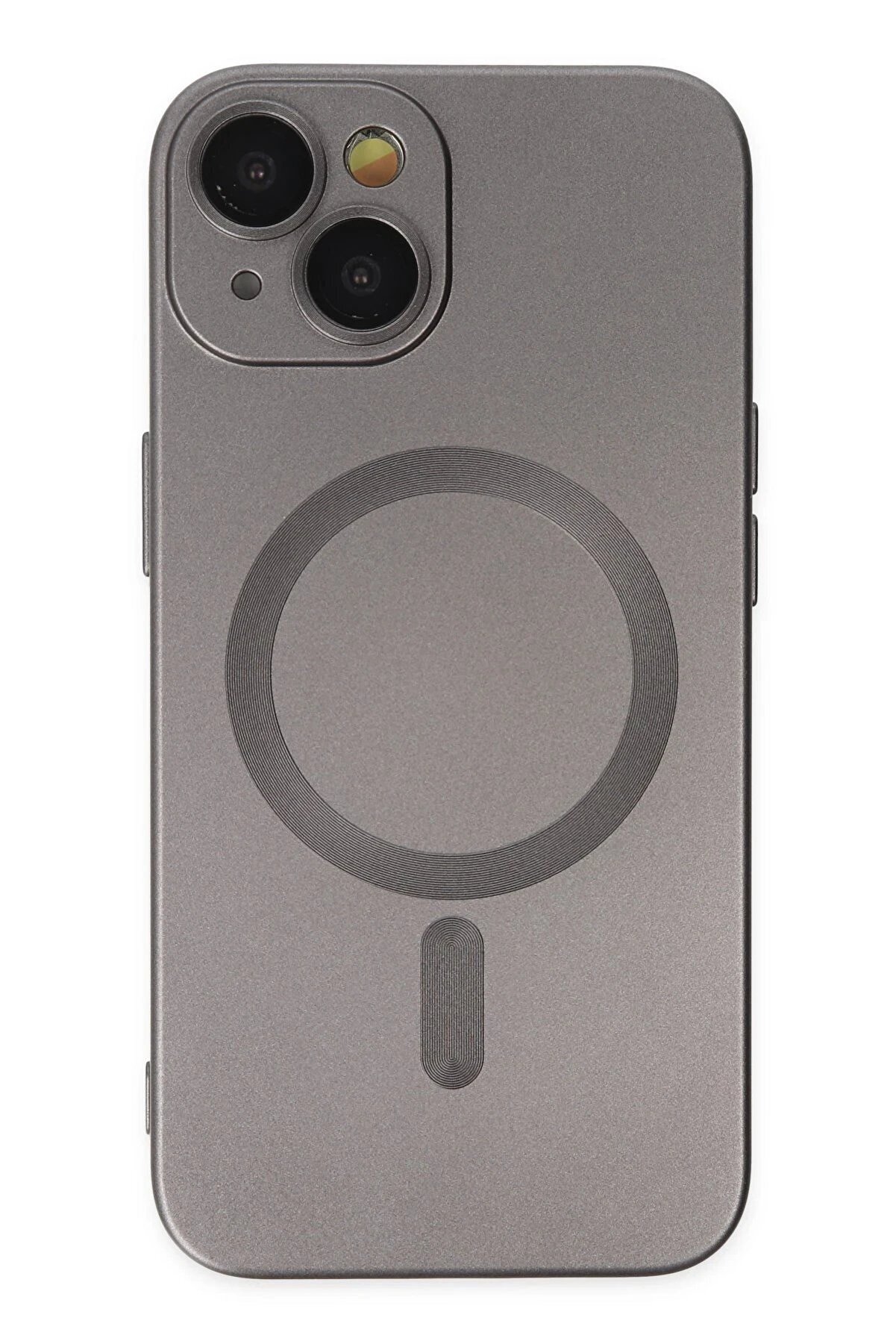 CepteToptan iPhone 14 Plus Kılıf Moshi Lens Magneticsafe Silikon - Füme - DROPX6776-5898