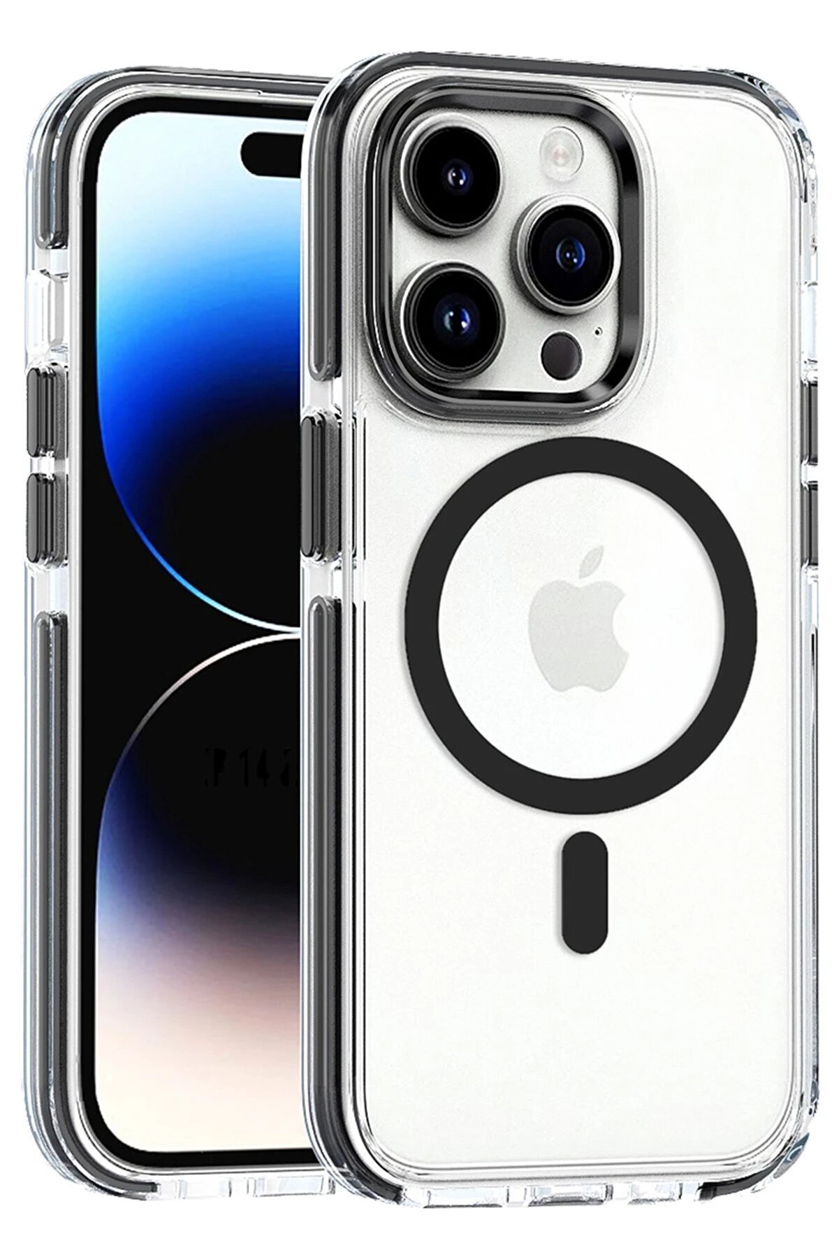 CepteToptan iPhone 15 Pro Bella Magsafe Kapak - Siyah - DROPX9829-7734