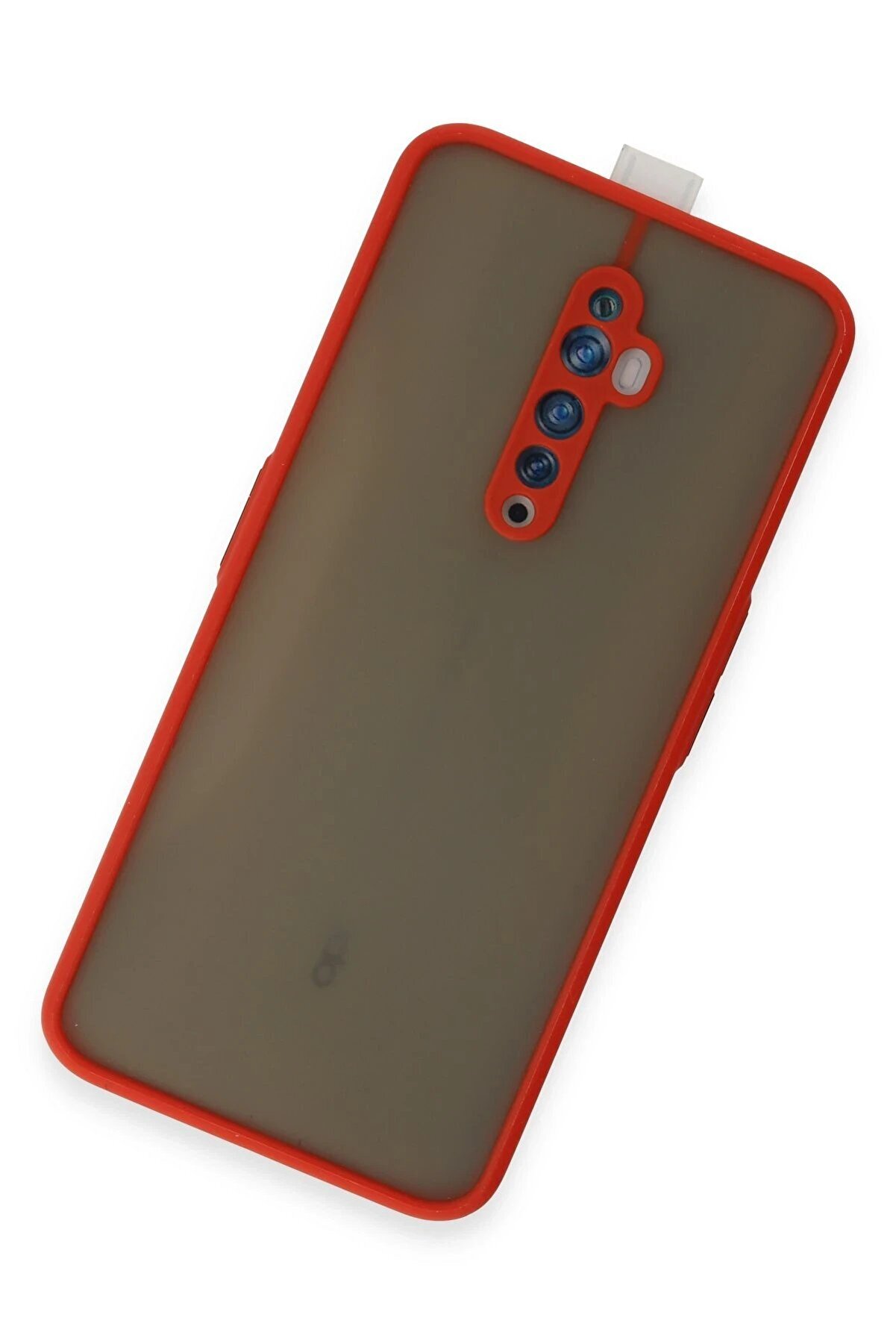 Oppo Reno 2Z Kılıf Montreal Si̇li̇kon Kapak - Kırmızı - Dropx2028-9115