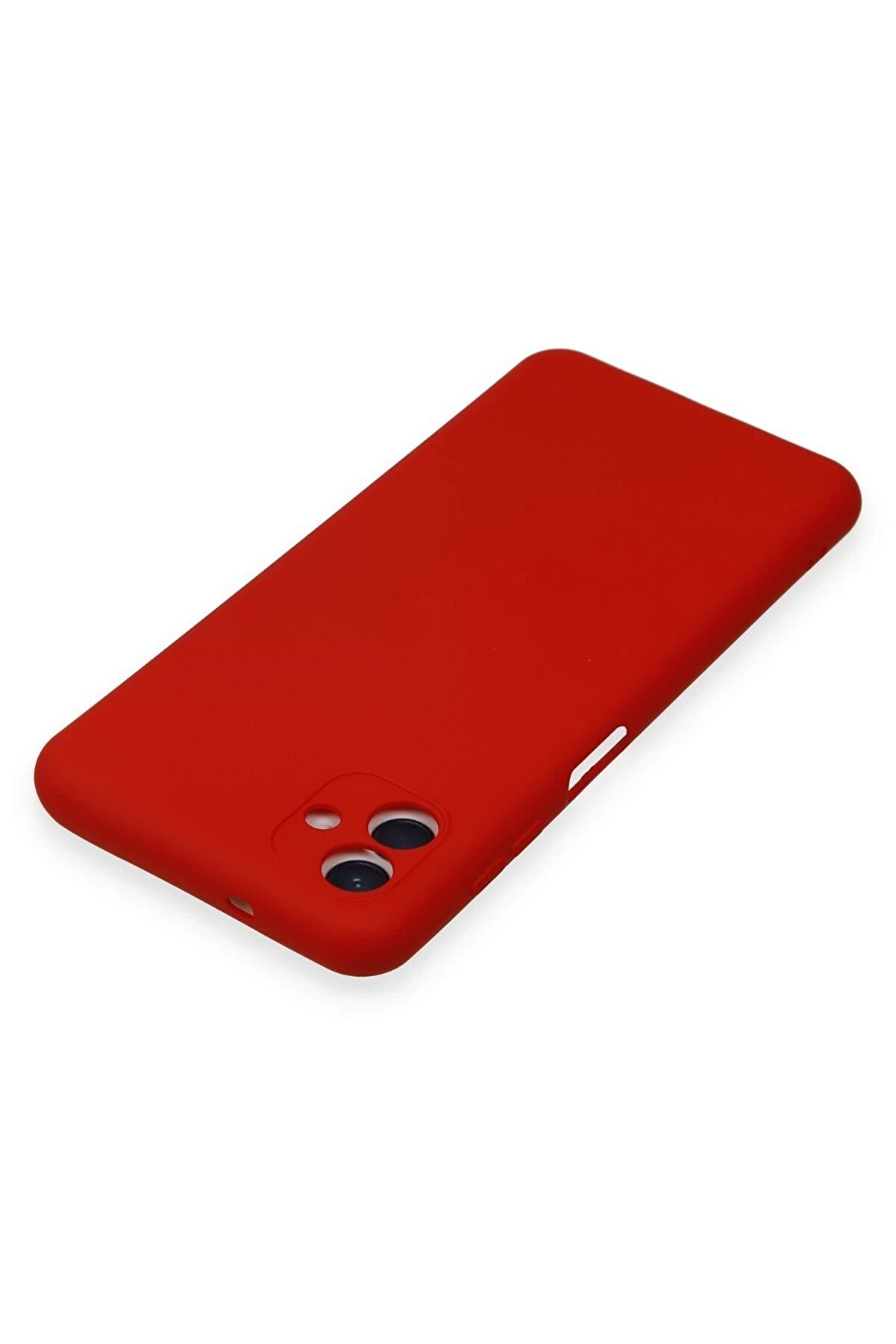 Samsung Galaxy A04 Kılıf Nano İçi̇ Kadi̇fe Si̇li̇kon - Kırmızı - Dropx2196-5795