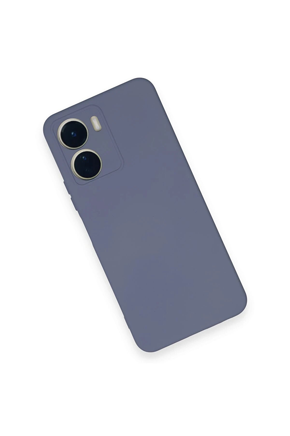 Vi̇vo Y16 Kılıf Nano İçi̇ Kadi̇fe Si̇li̇kon - Gri̇ - Dropx2661-1268