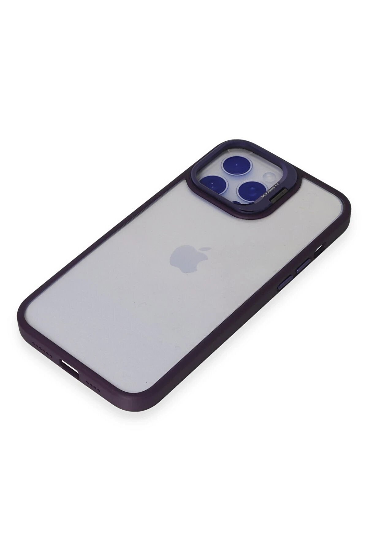 İphone 14 Pro Kılıf Roblox Lens Standlı Kapak - Deri̇n Mor - Dropx5505-7438